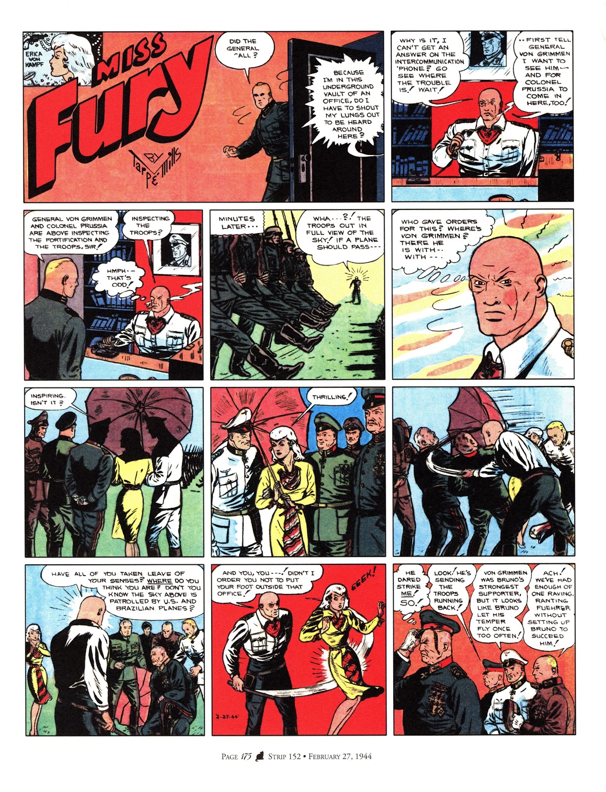 Miss Fury: Sensational Sundays 1941-1944 issue TPB - Page 183