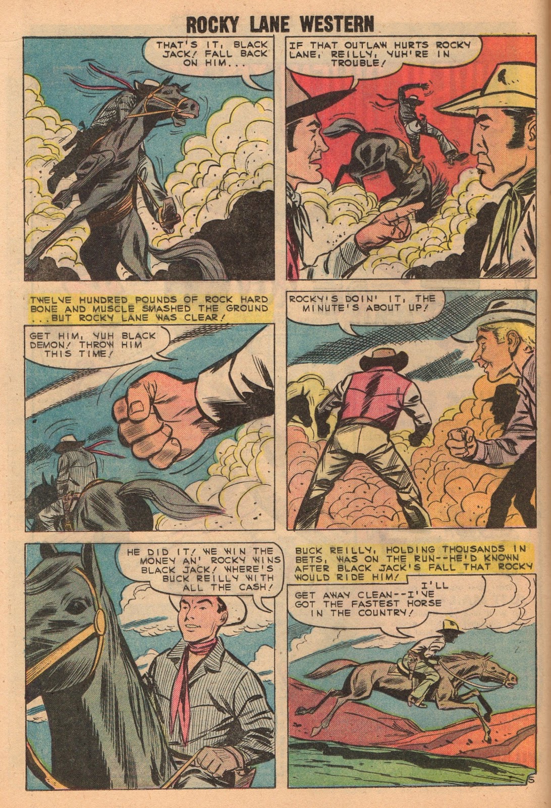 Rocky Lane Western (1954) issue 86 - Page 16