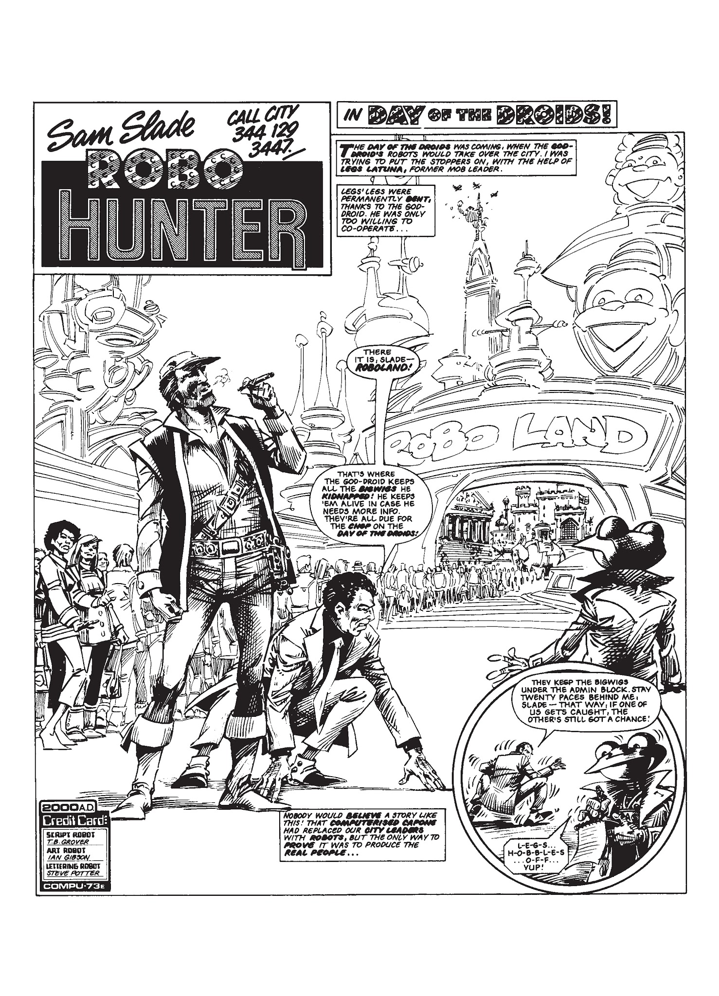 Read online Robo-Hunter: The Droid Files comic -  Issue # TPB 1 - 190