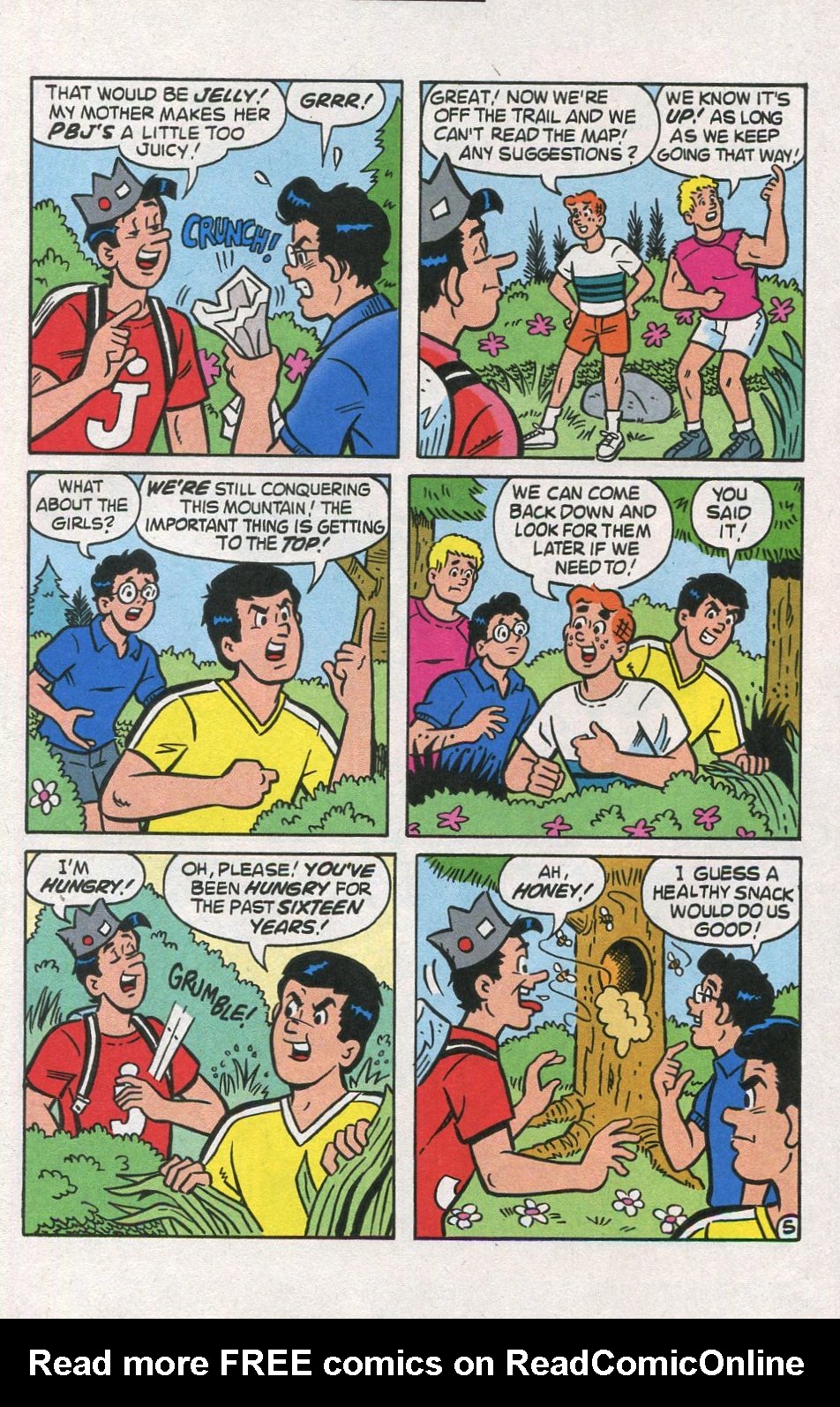 Read online Archie's Vacation Special comic -  Issue #6 - 7