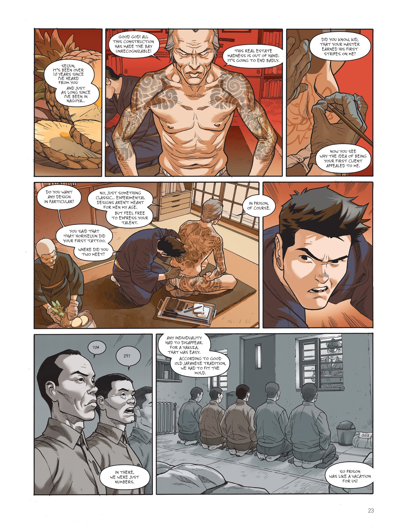 Read online Tebori comic -  Issue #1 - 24