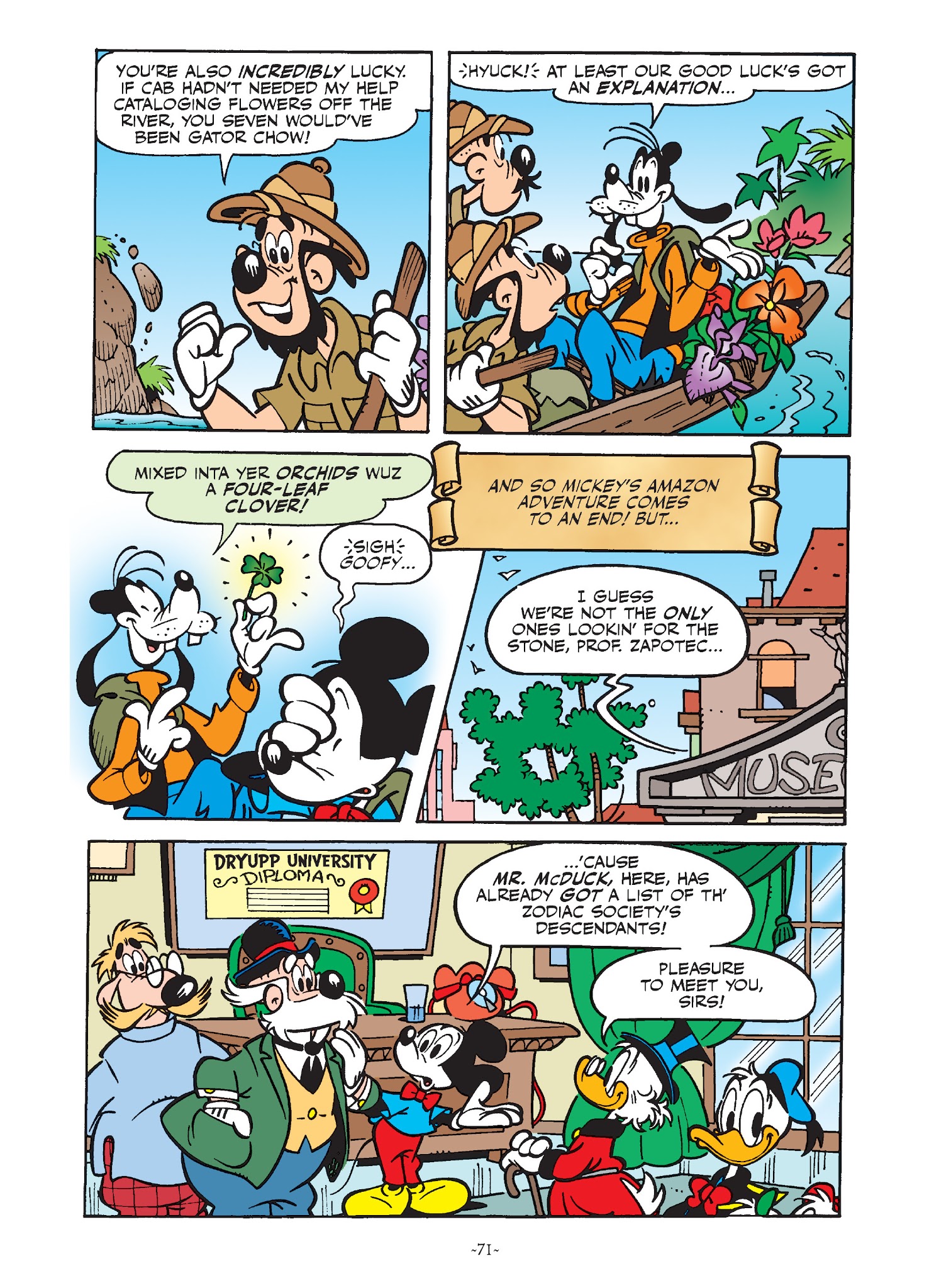 Read online Mickey and Donald: The Search For the Zodiac Stone comic -  Issue # TPB - 70