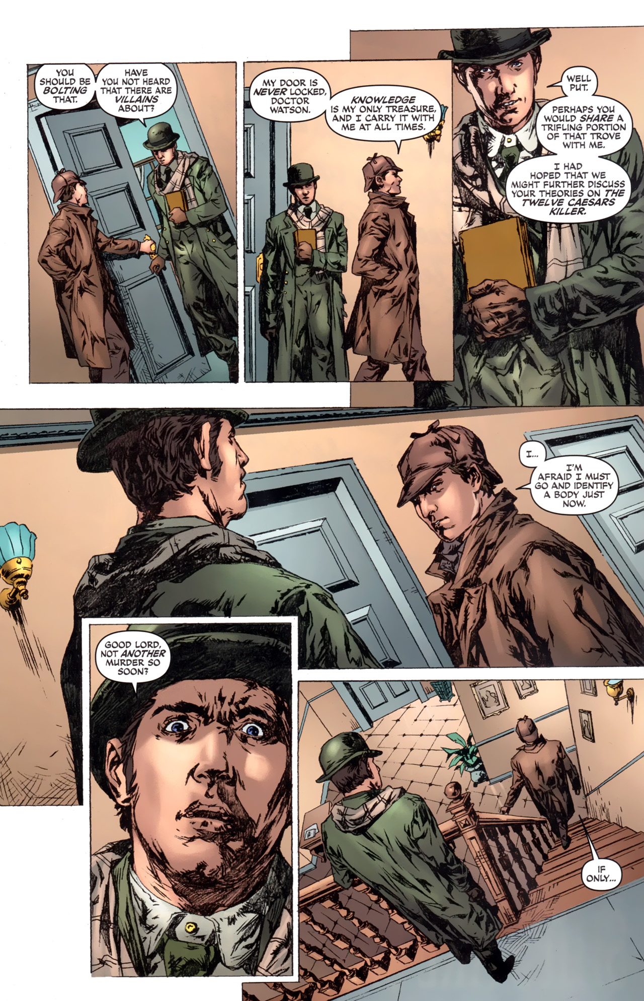 Read online Sherlock Holmes: Year One comic -  Issue #4 - 6