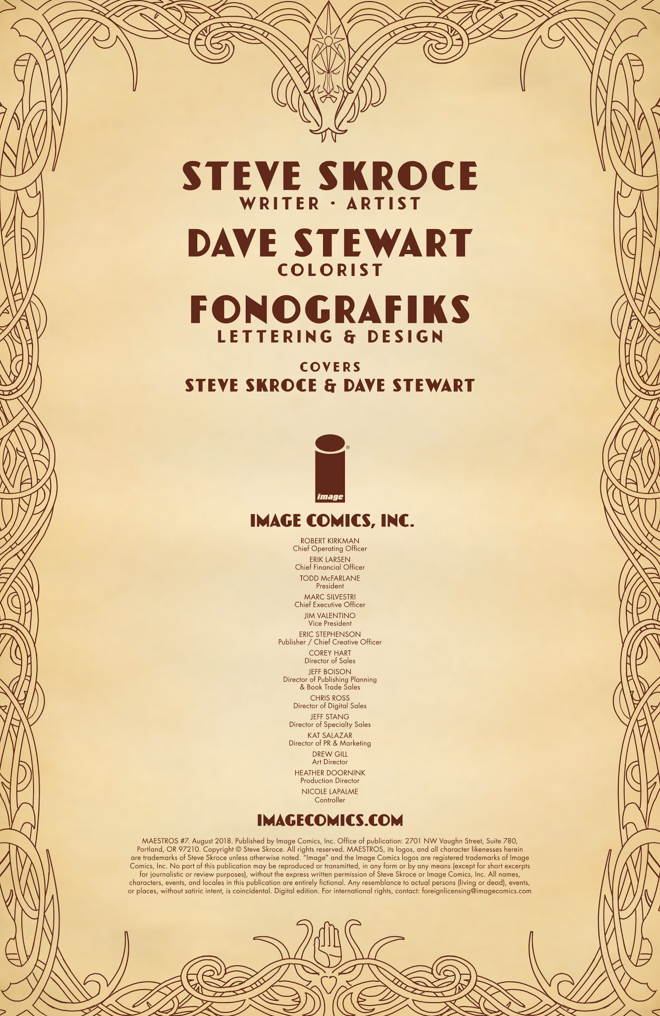 Read online Maestros comic -  Issue #7 - 2