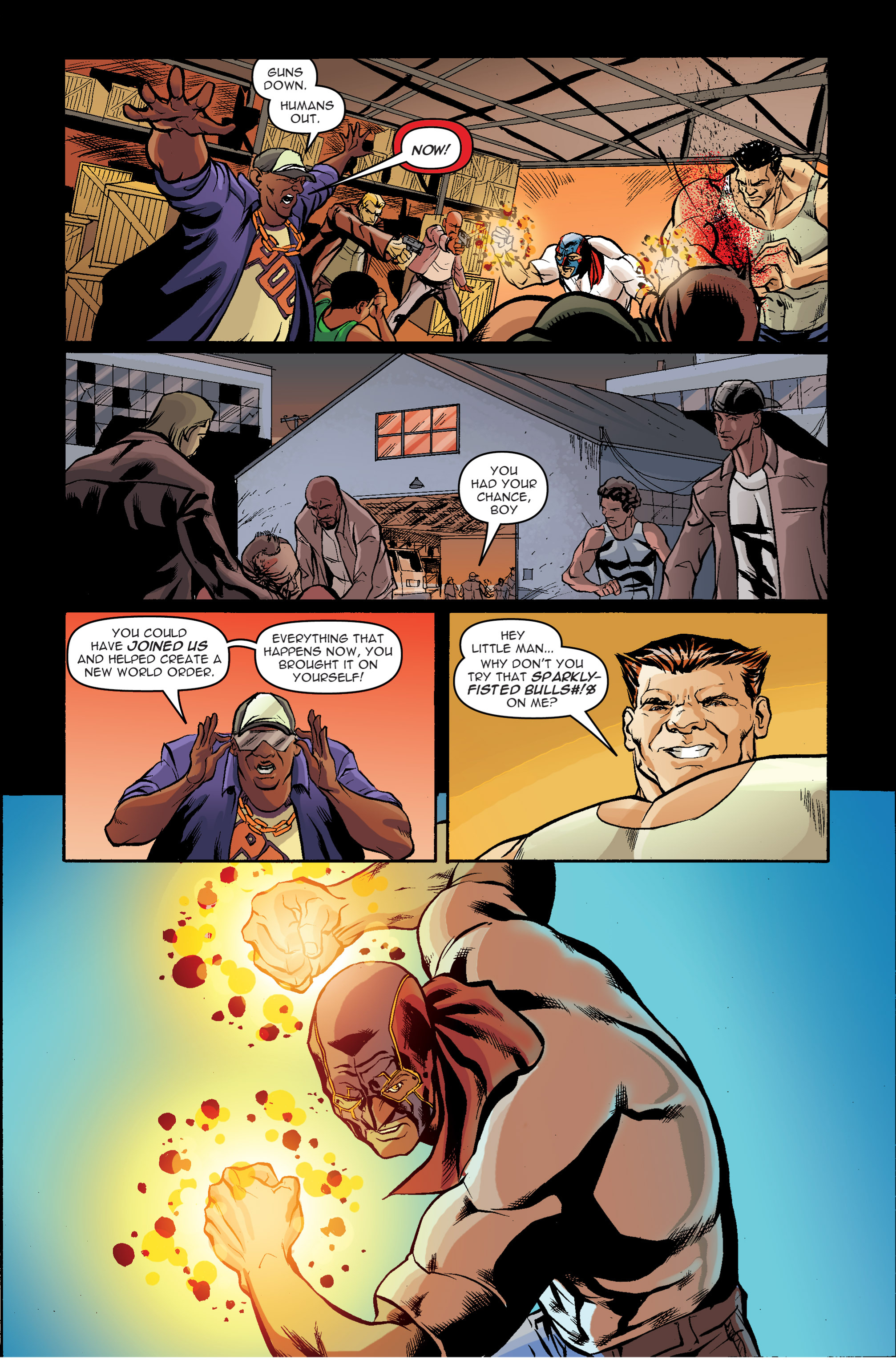 Read online The F1rst Hero: Fight For Your Life comic -  Issue #4 - 11