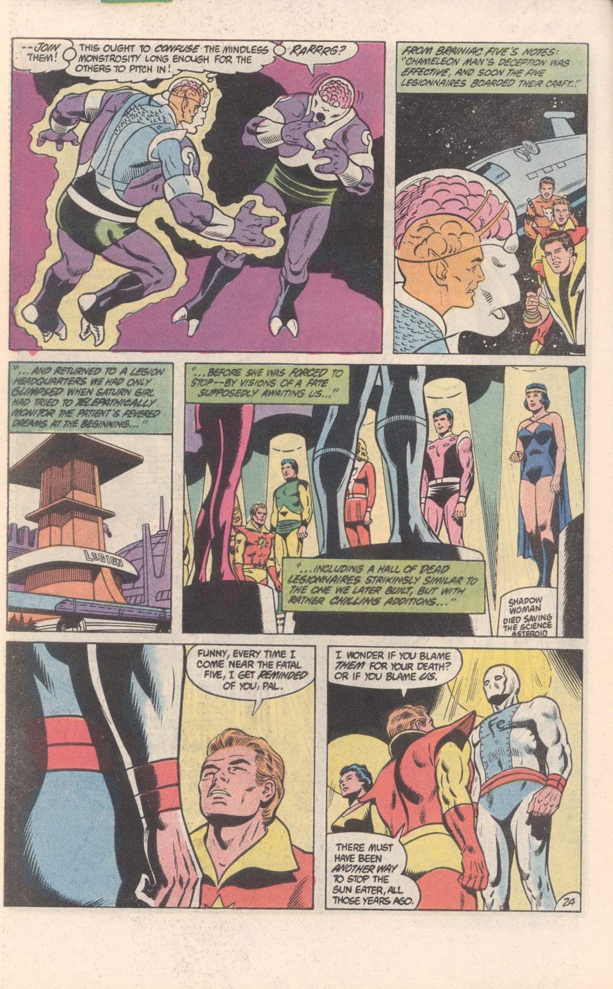 Read online Legion of Super-Heroes (1980) comic -  Issue #300 - 25
