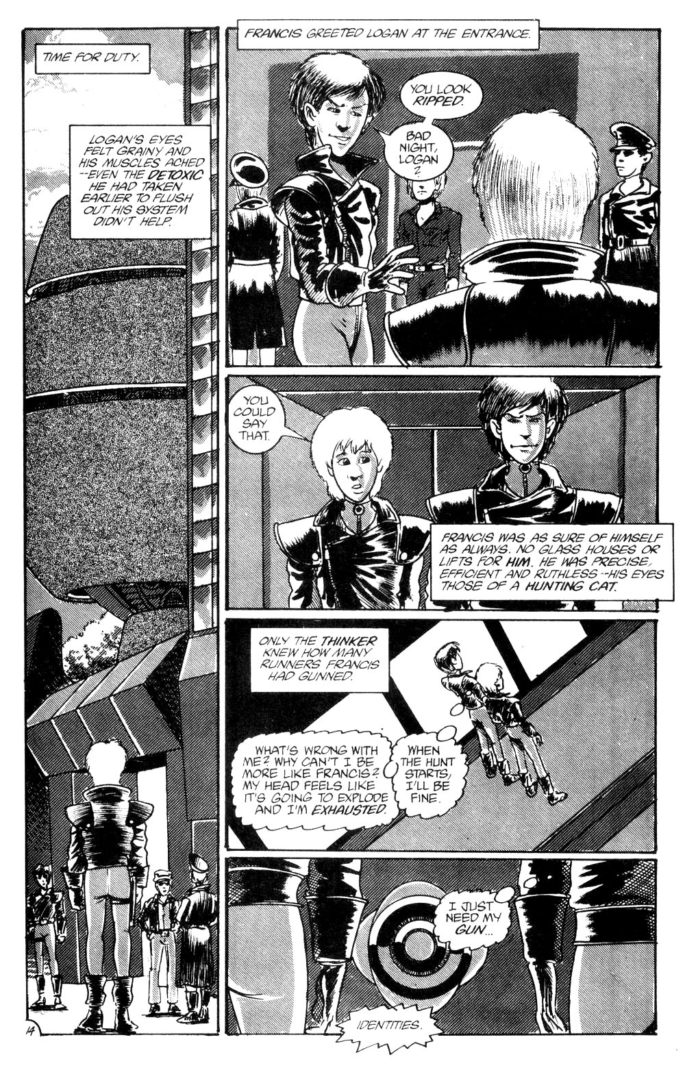 Read online Logan's Run (1990) comic -  Issue #1 - 16