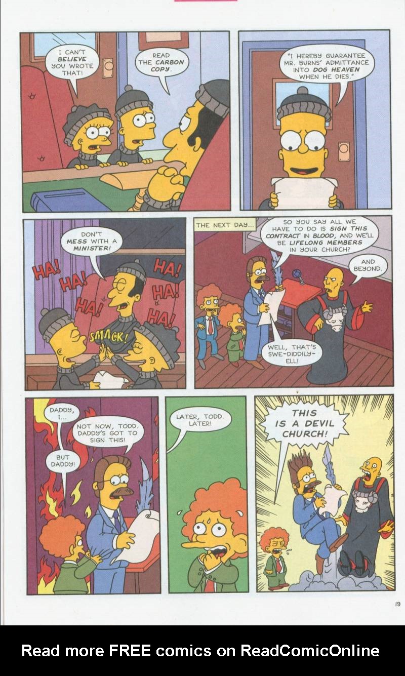 Read online Simpsons Comics comic -  Issue #69 - 18
