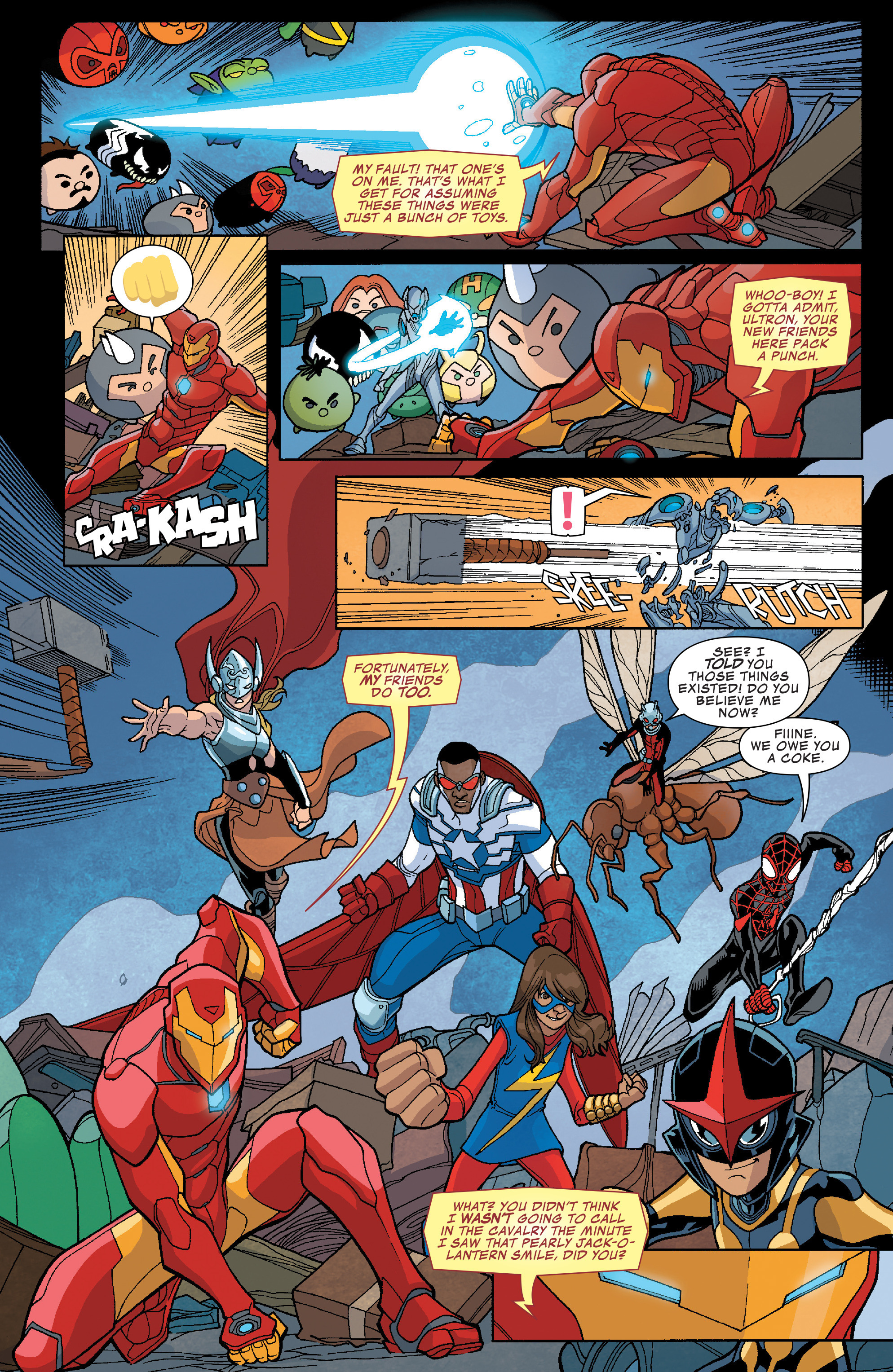 Read online Marvel Tsum Tsum comic -  Issue #4 - 10