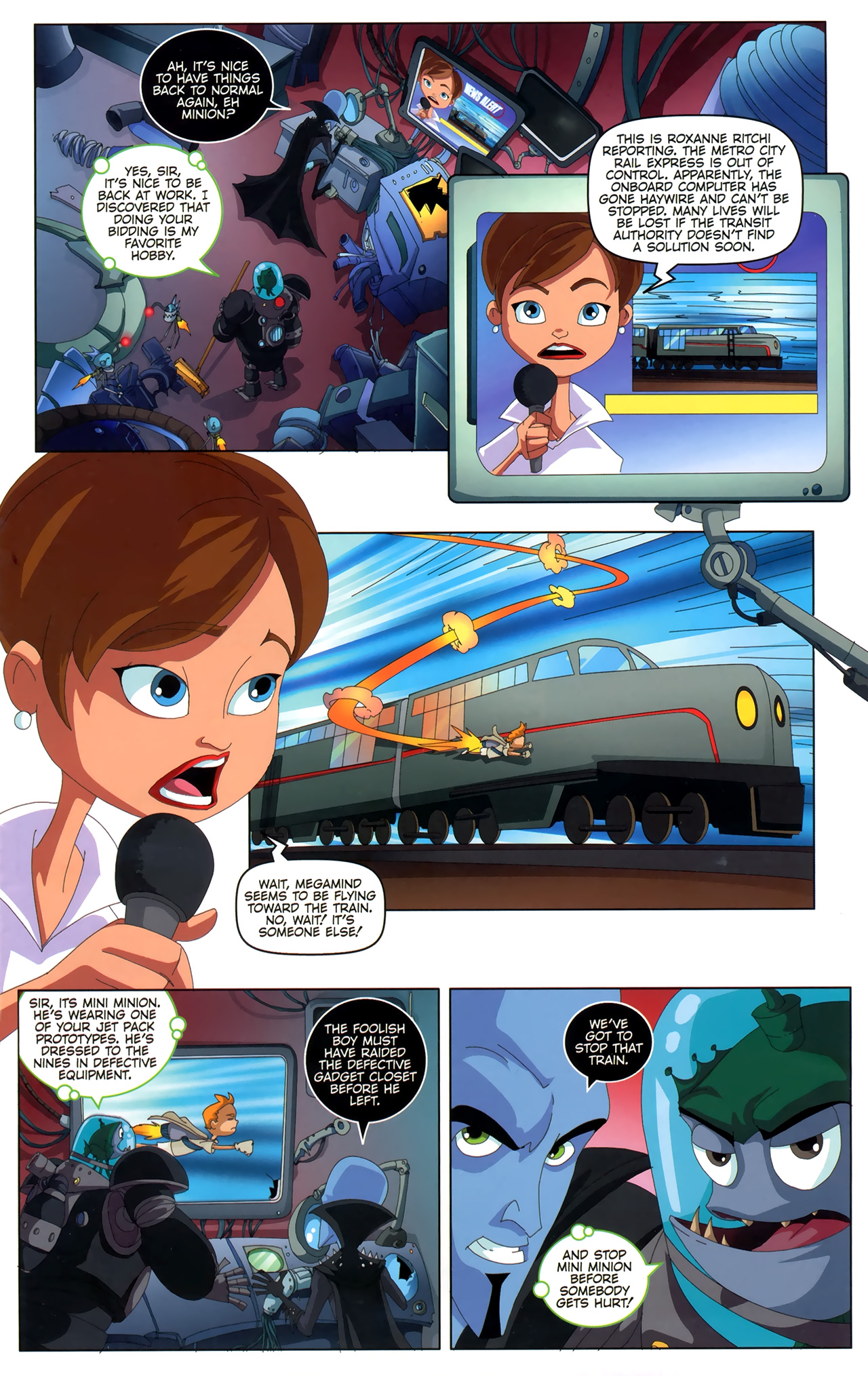 Read online Megamind: Bad. Blue. Brilliant. comic -  Issue #4 - 17