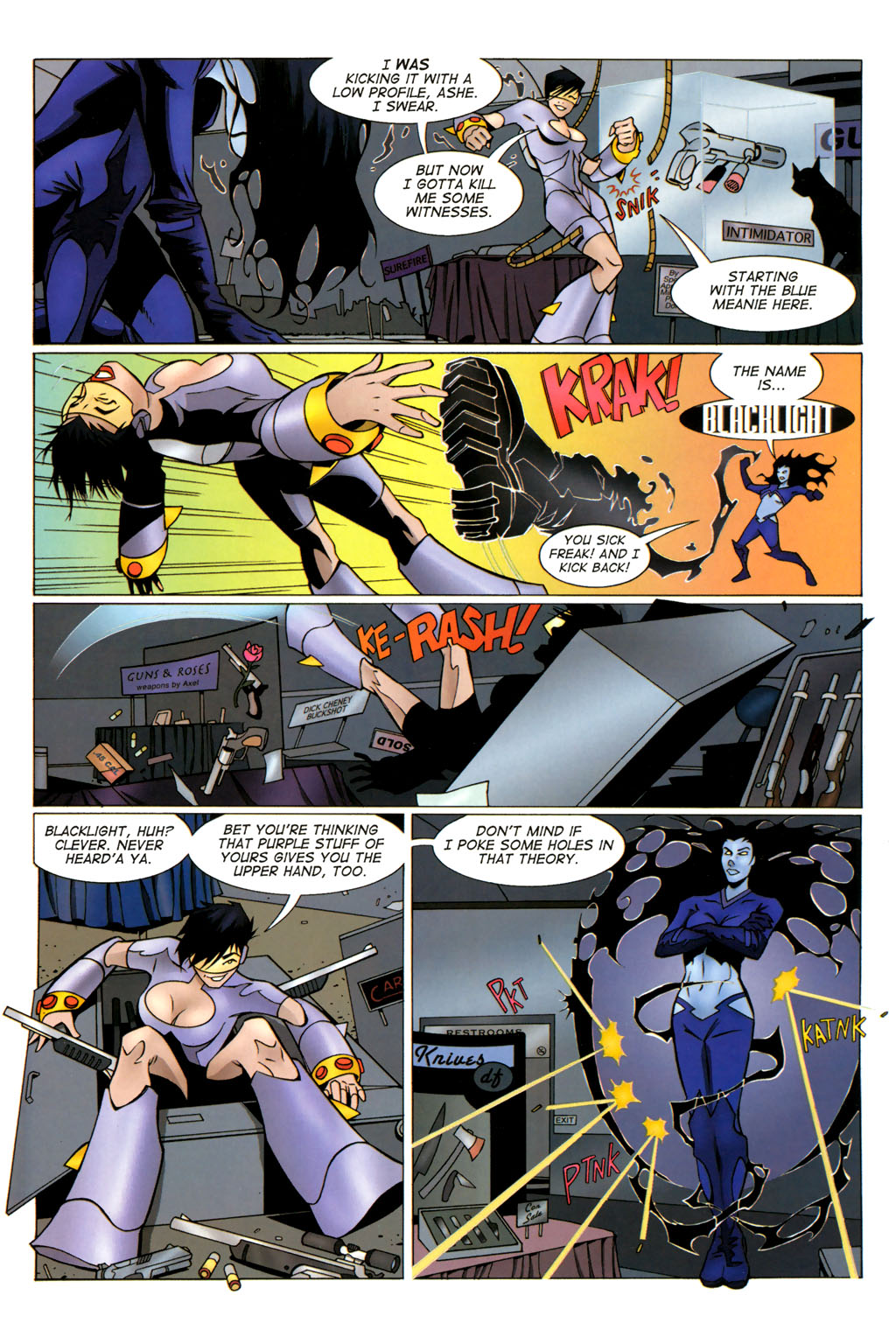 Read online Bomb Queen versus Blacklight comic -  Issue # Full - 16