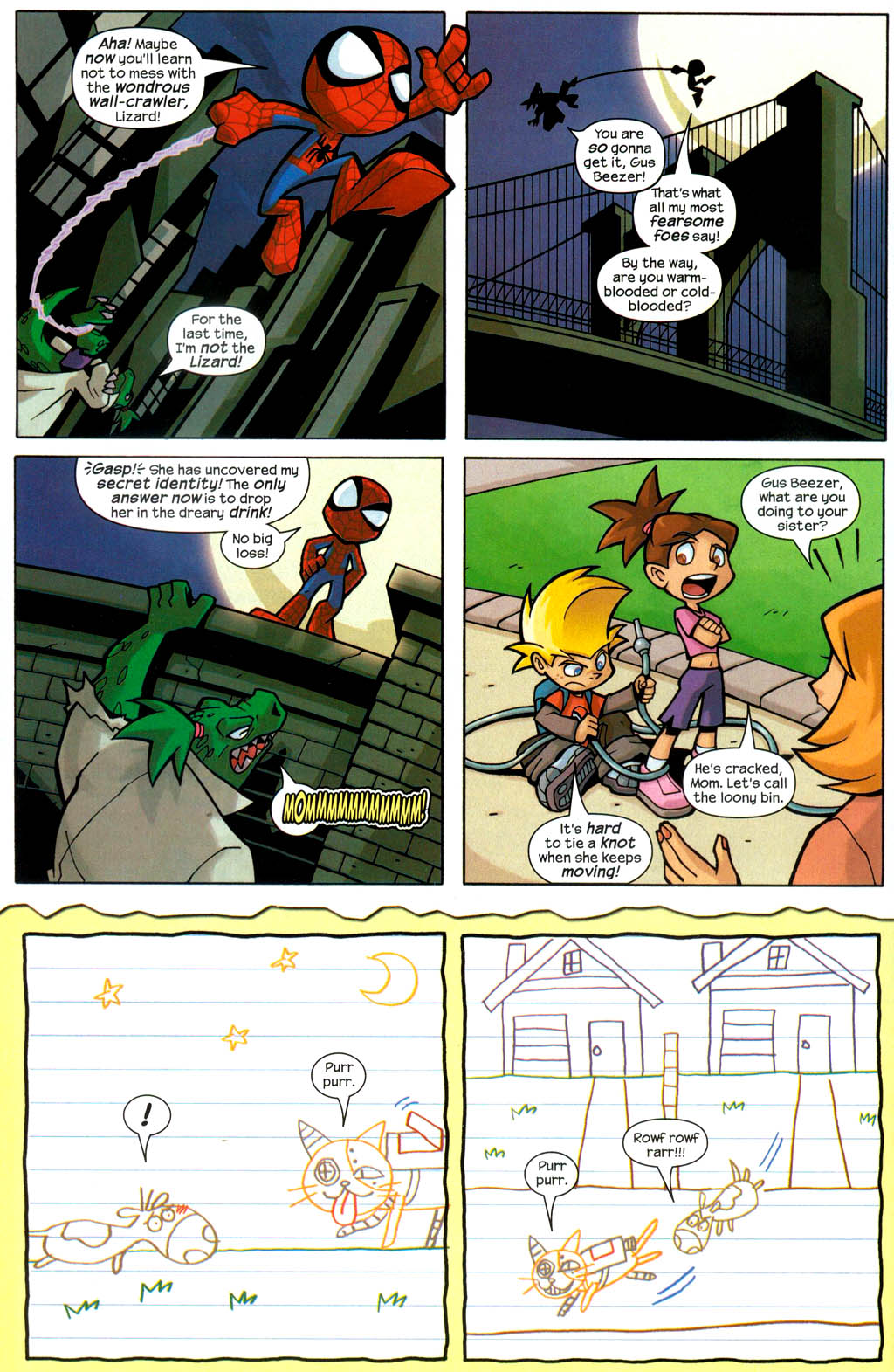 Read online Marvelous Adventures of Gus Beezer comic -  Issue # Gus Beezer and Spider-Man - 12