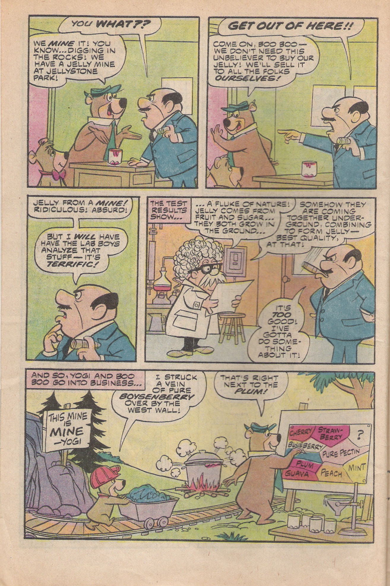 Read online Yogi Bear comic -  Issue #5 - 6