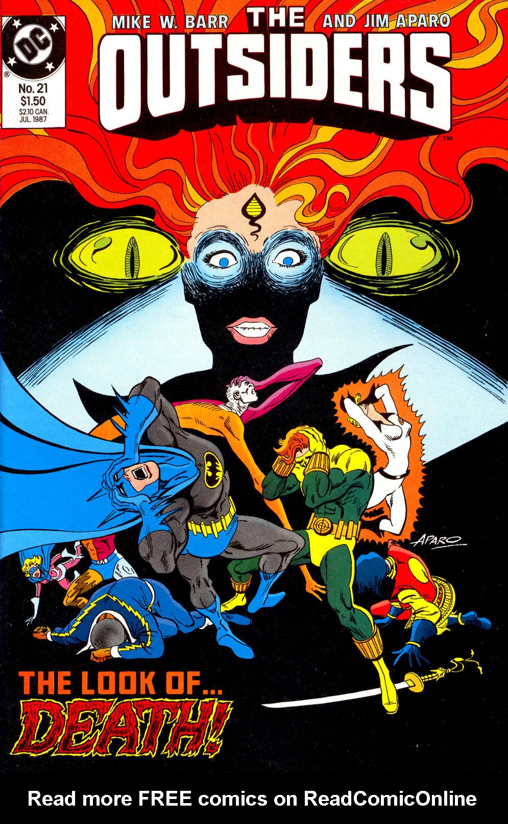 Read online The Outsiders (1985) comic -  Issue #21 - 1