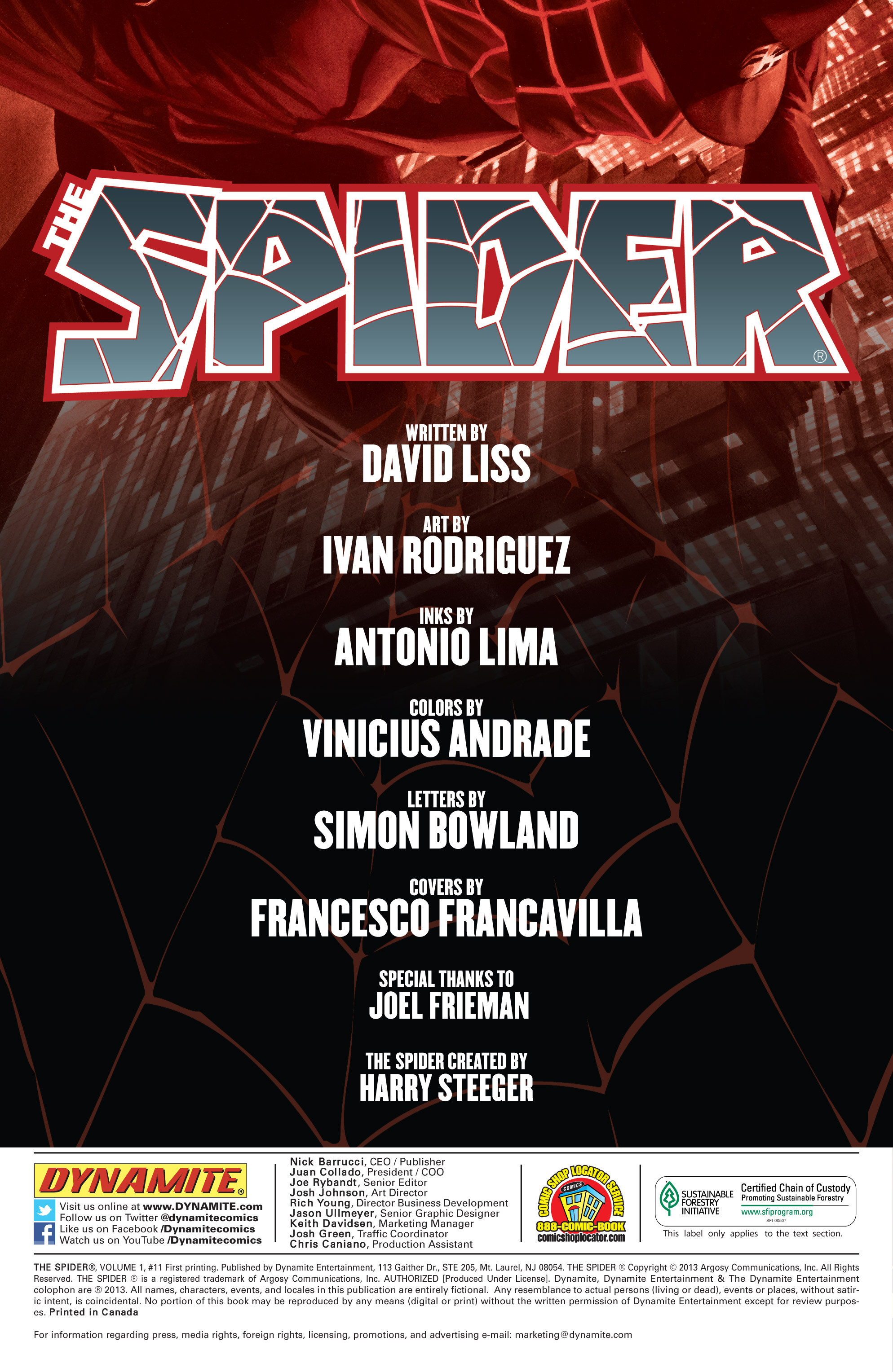 Read online The Spider comic -  Issue #11 - 2
