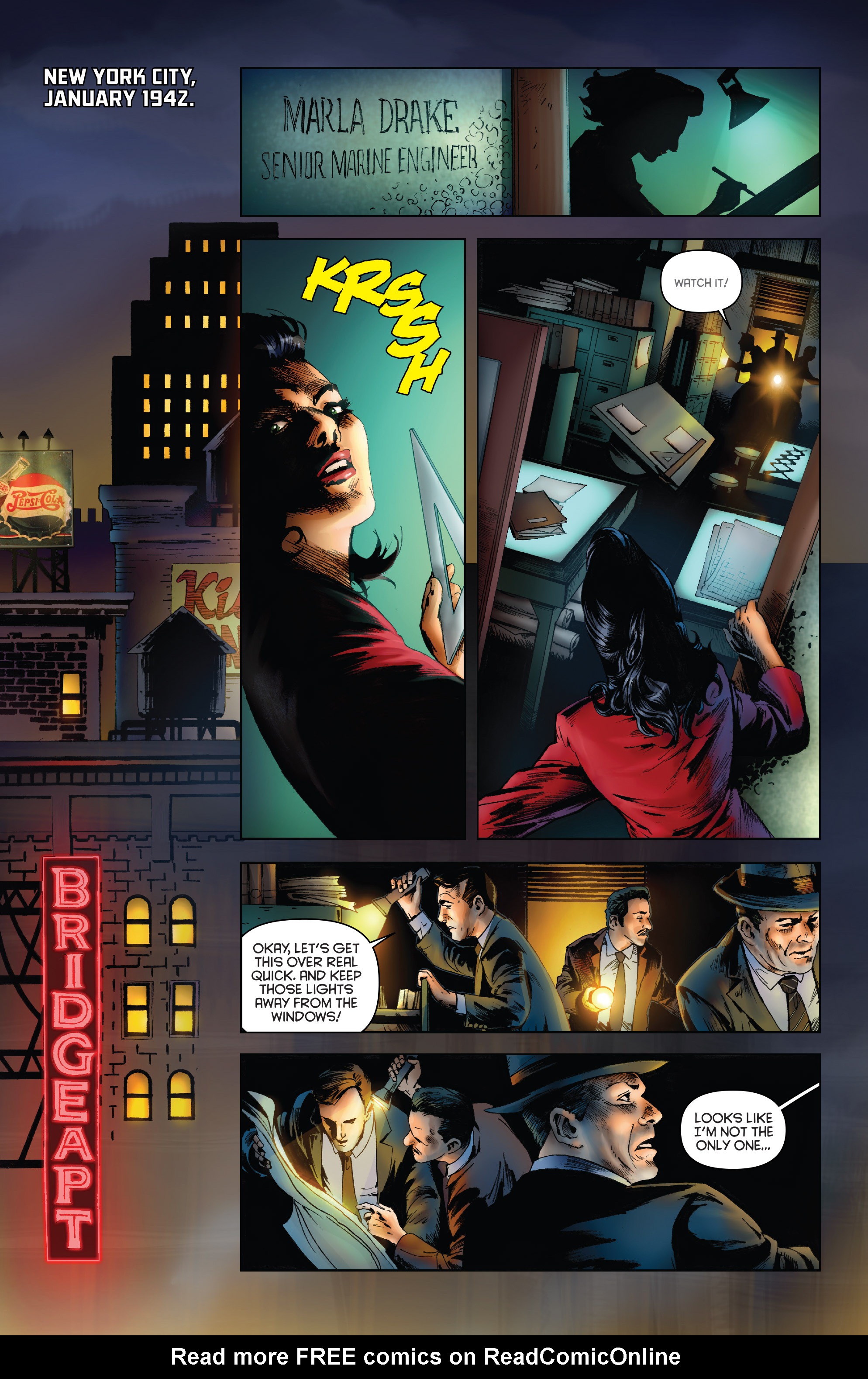 Read online Miss Fury (2016) comic -  Issue #1 - 4