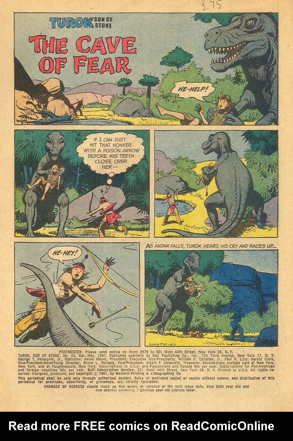 Read online Turok, Son of Stone comic -  Issue #23 - 3
