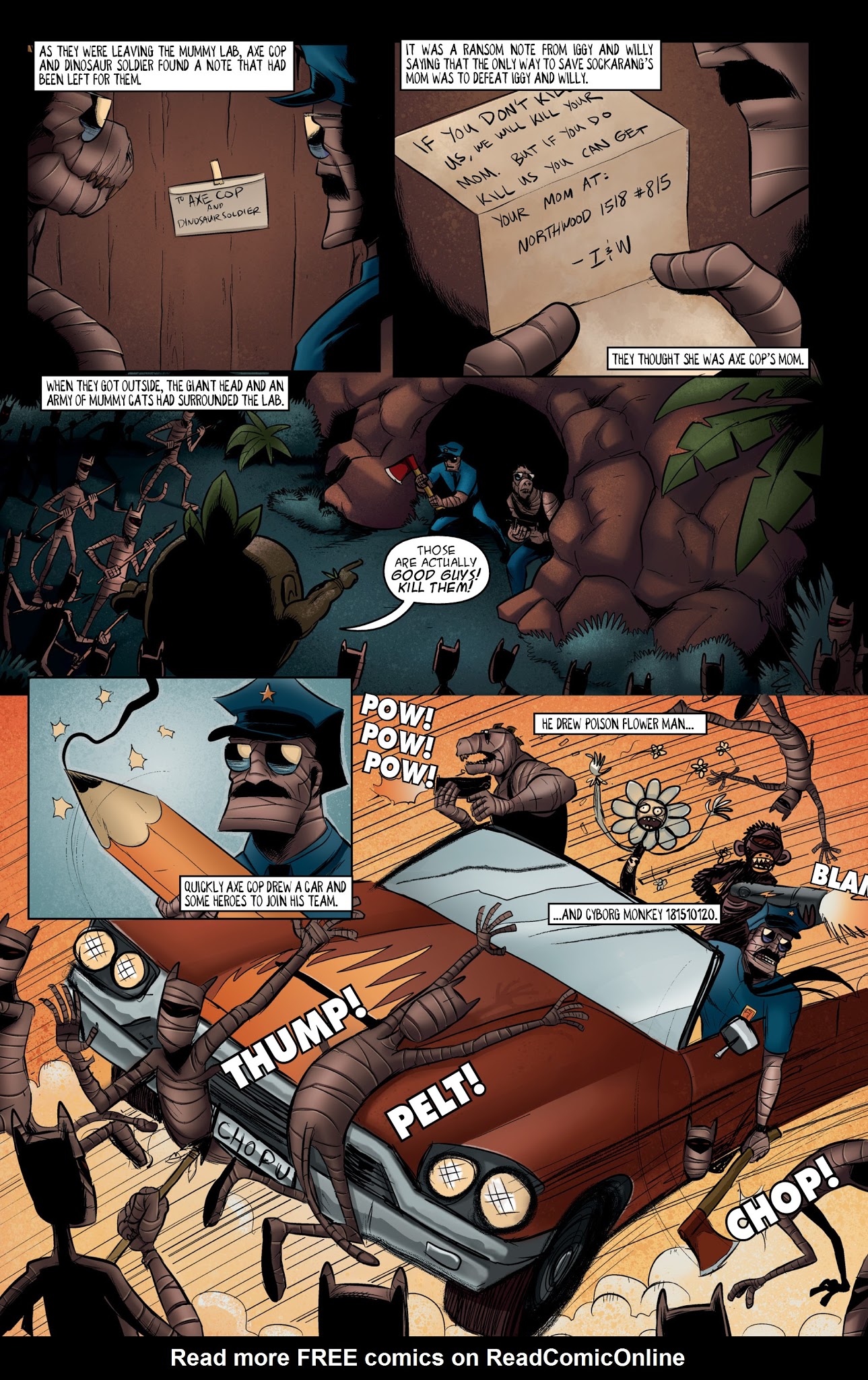 Read online Axe Cop comic -  Issue # TPB 5 - 47