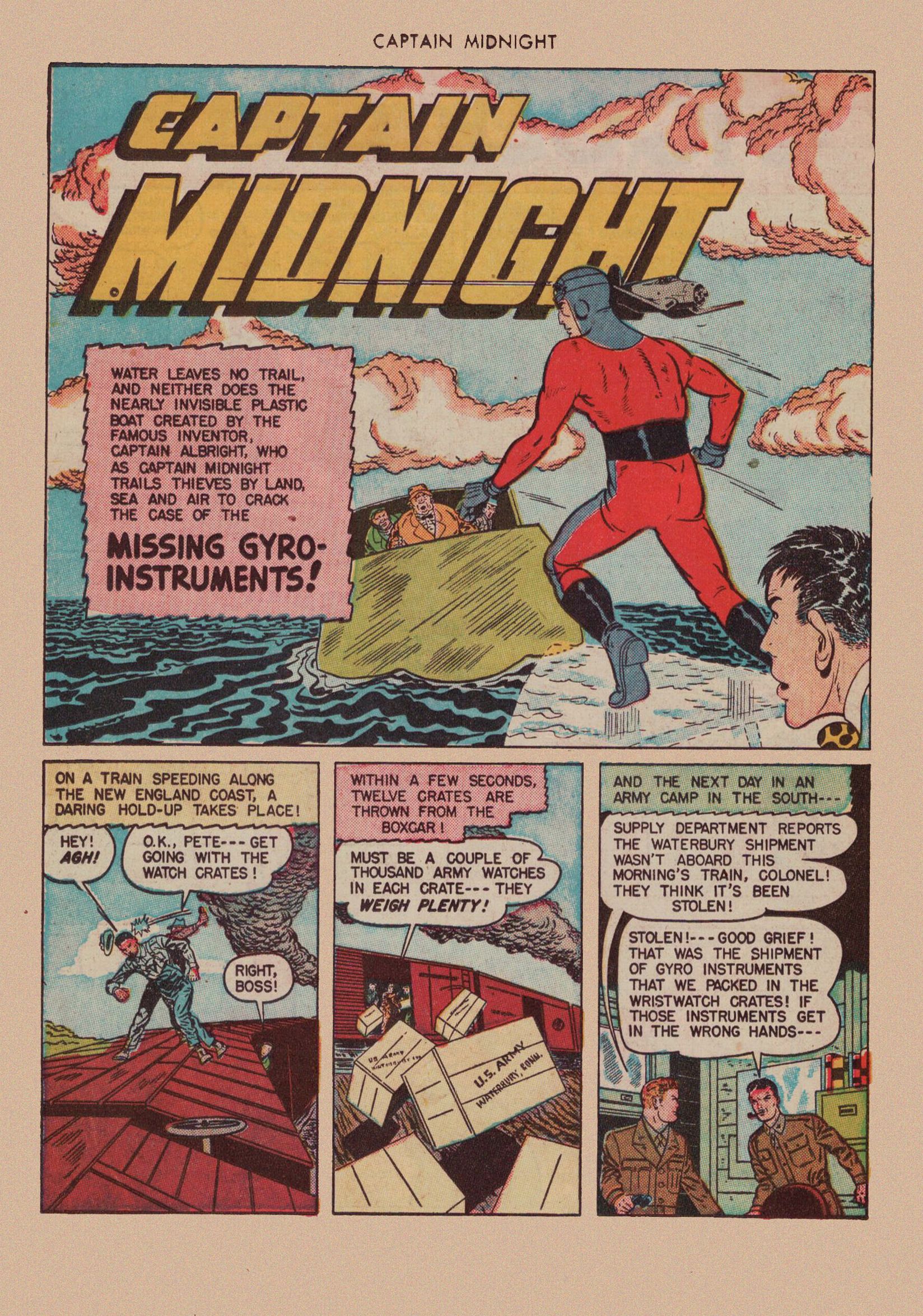 Read online Captain Midnight (1942) comic -  Issue #43 - 42