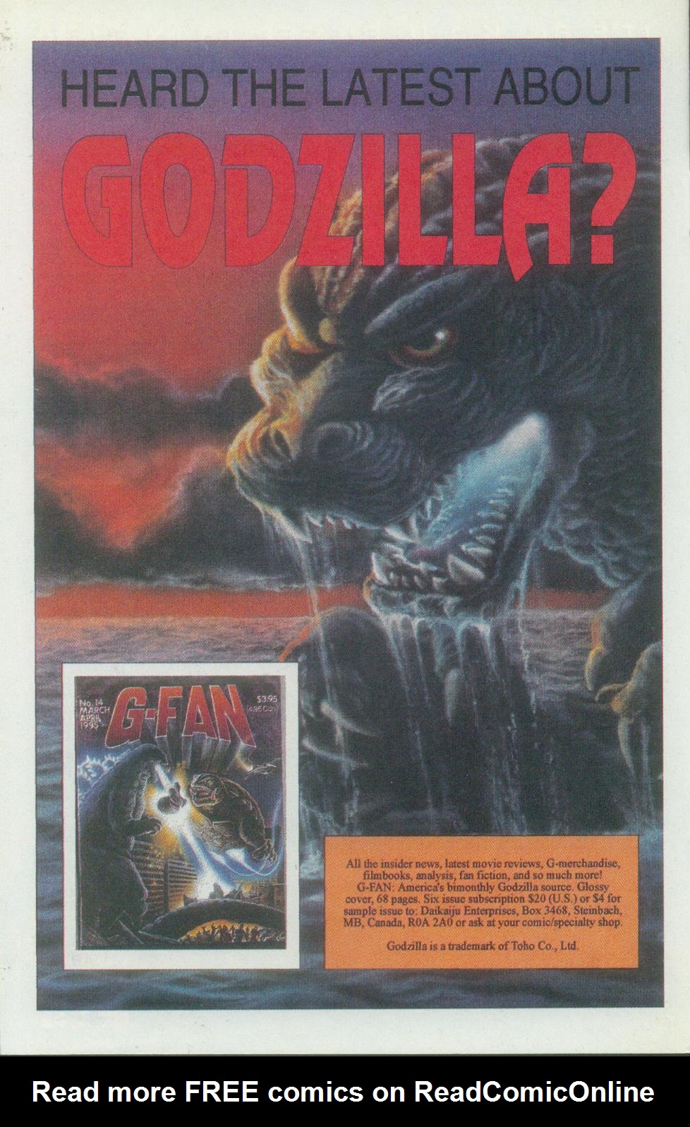 Read online Godzilla (1995) comic -  Issue #1 - 35