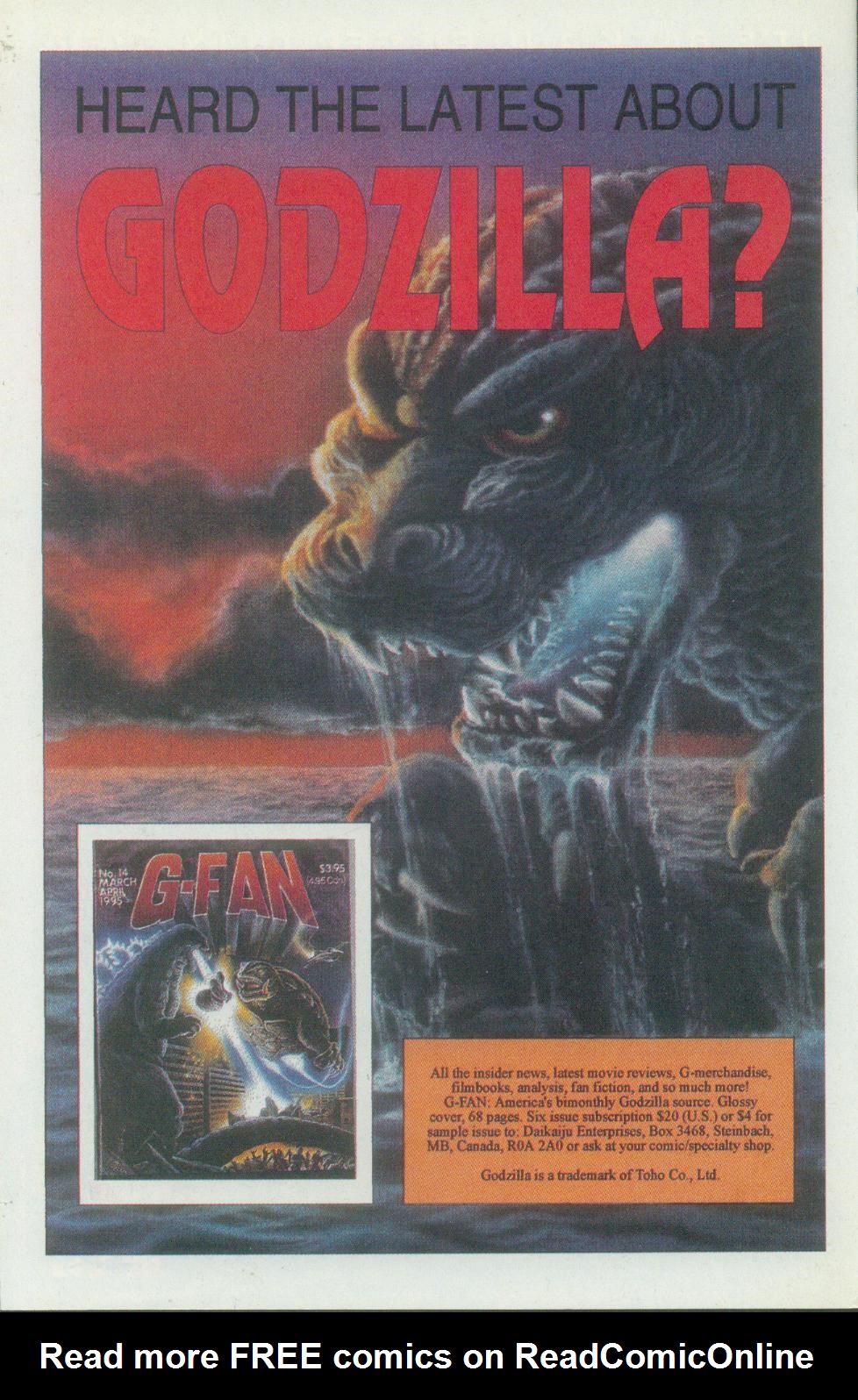 Read online Godzilla (1995) comic -  Issue #1 - 35