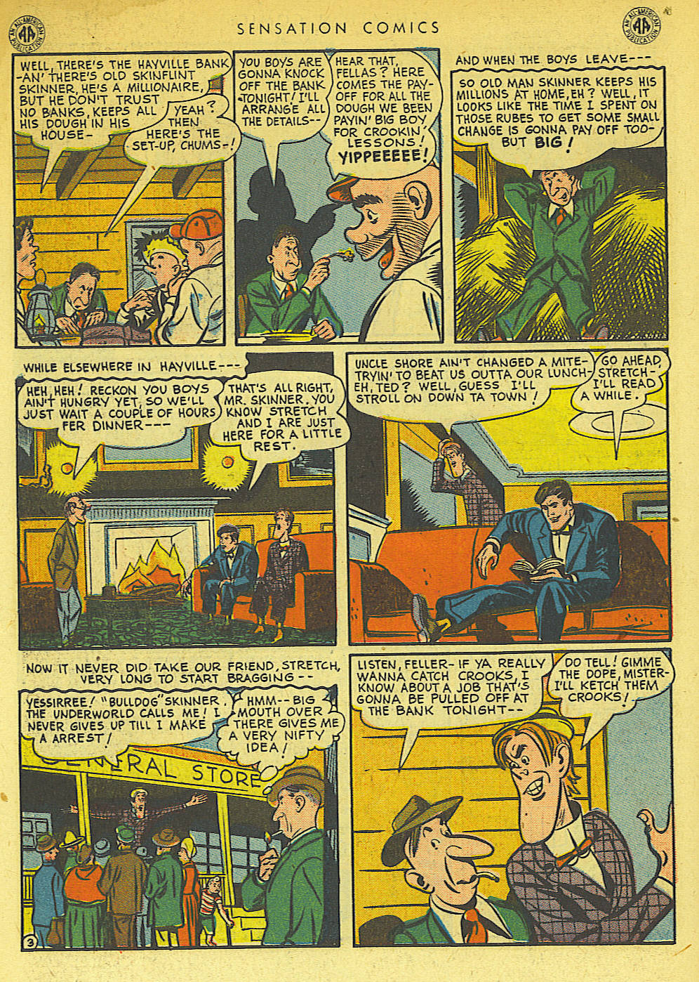 Read online Sensation (Mystery) Comics comic -  Issue #42 - 44