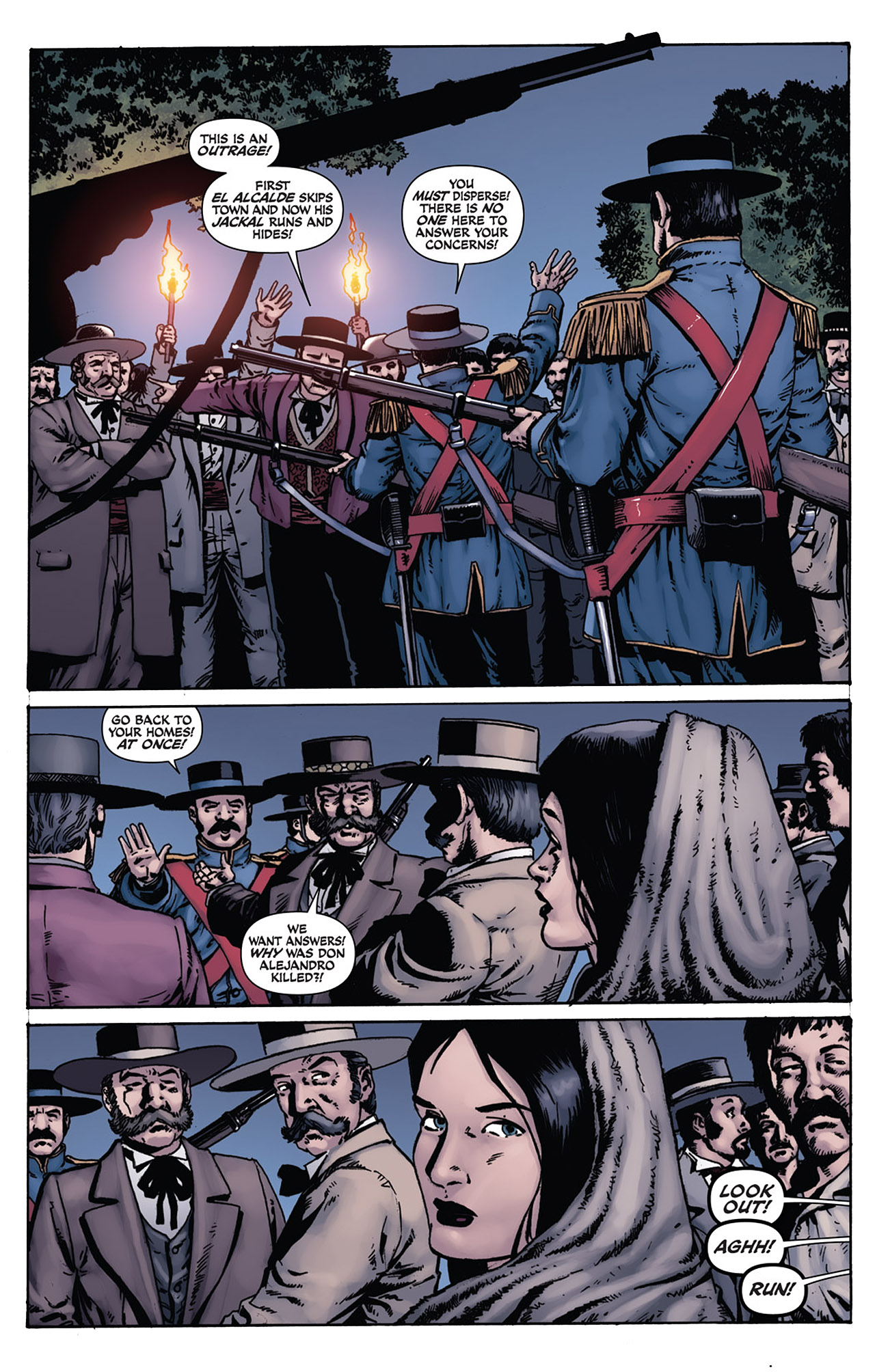 Read online Zorro Rides Again comic -  Issue #6 - 3