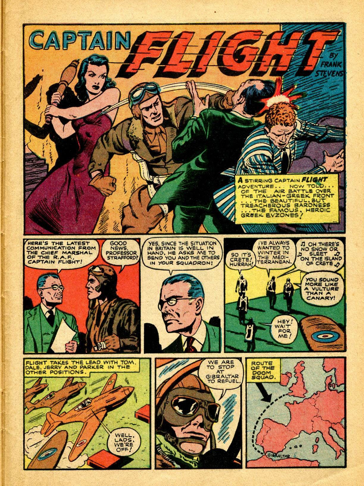 Read online Captain Flight Comics comic -  Issue #7 - 43