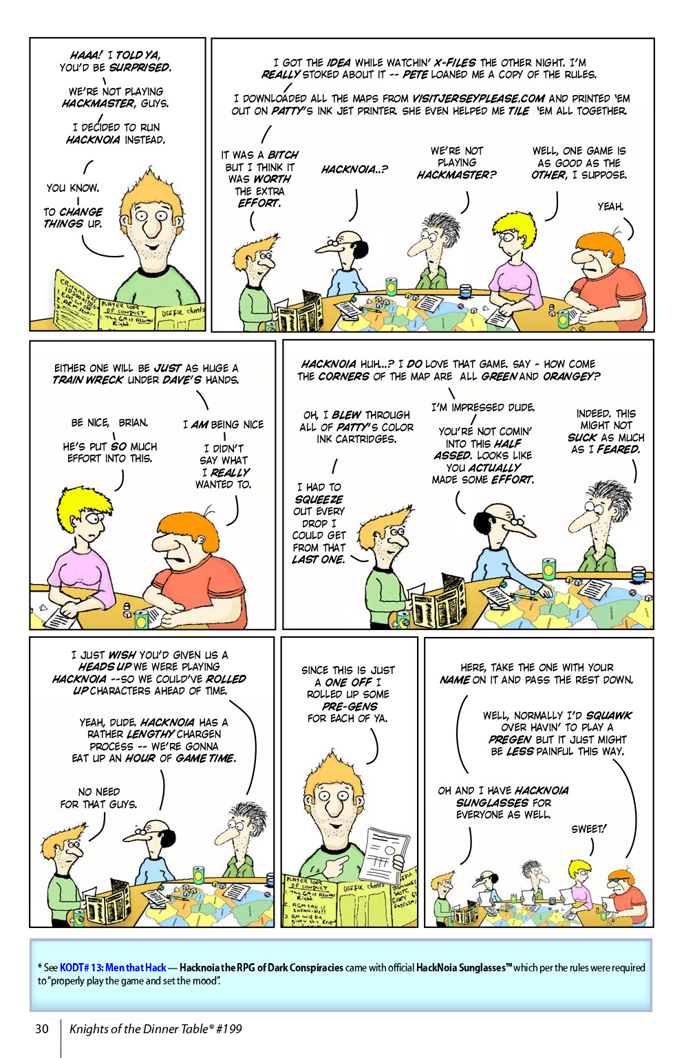 Read online Knights of the Dinner Table comic -  Issue #199 - 32