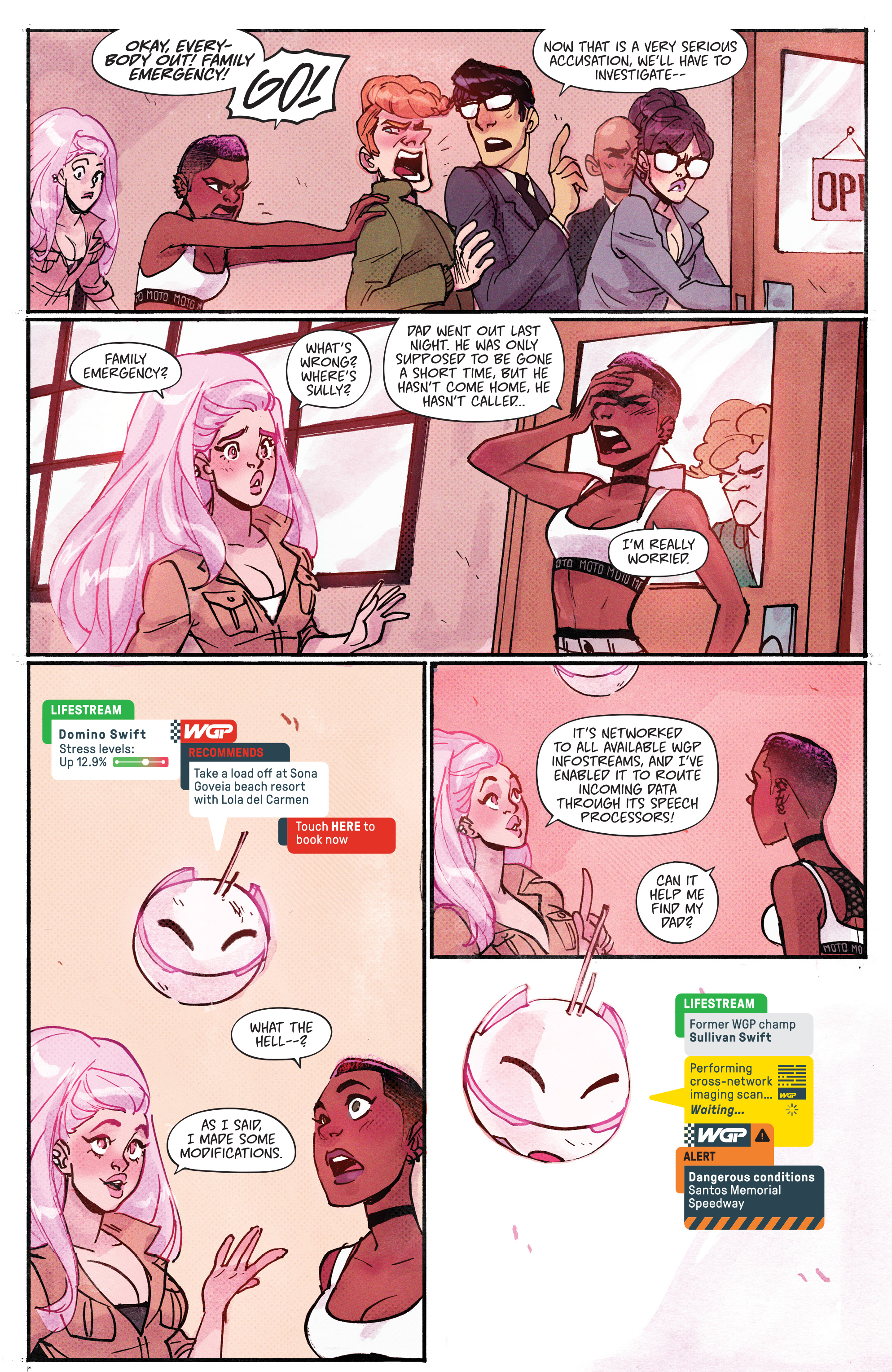 Read online Motor Crush comic -  Issue #5 - 12