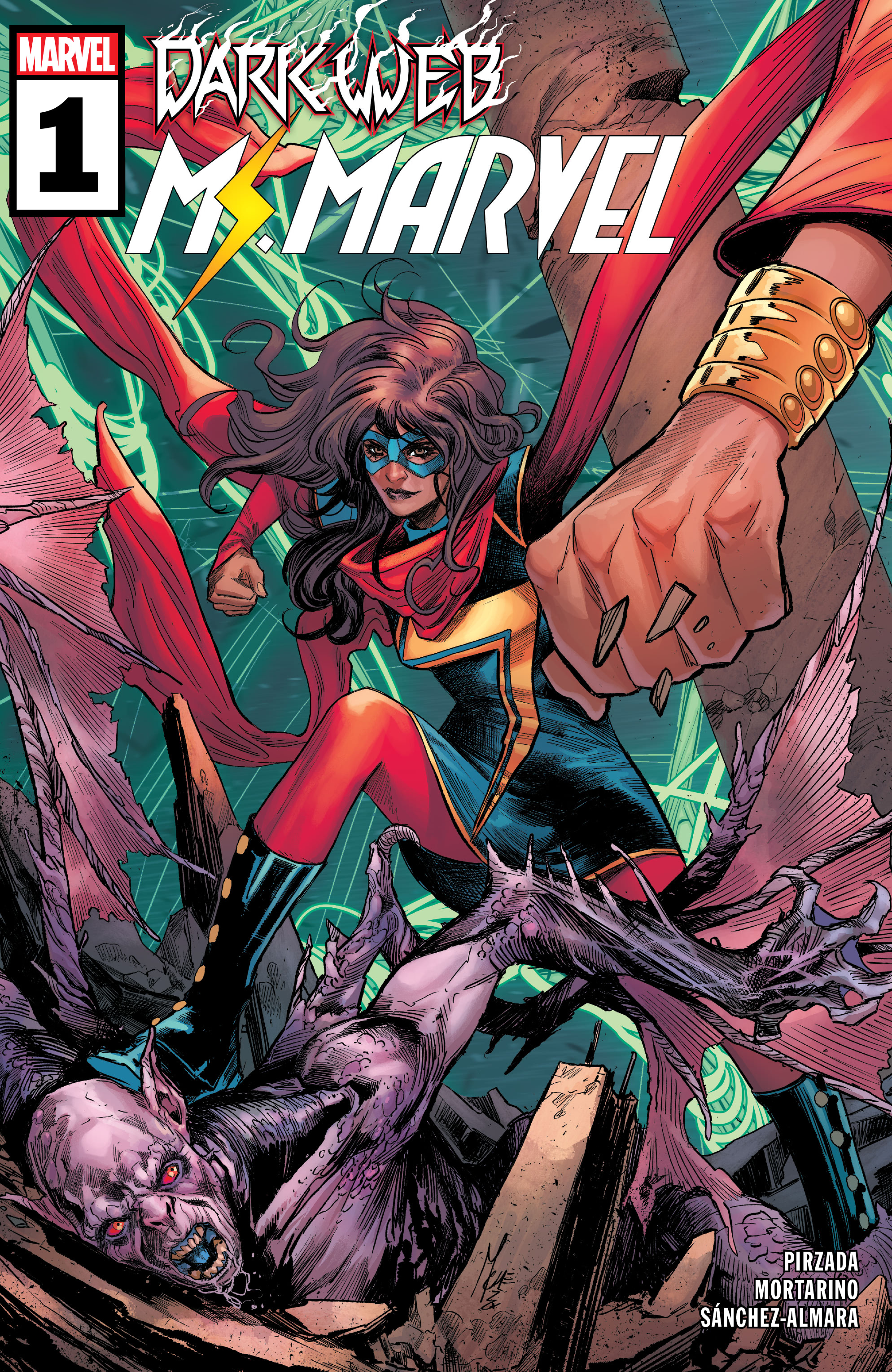 Read online Dark Web: Ms. Marvel comic -  Issue #1 - 1