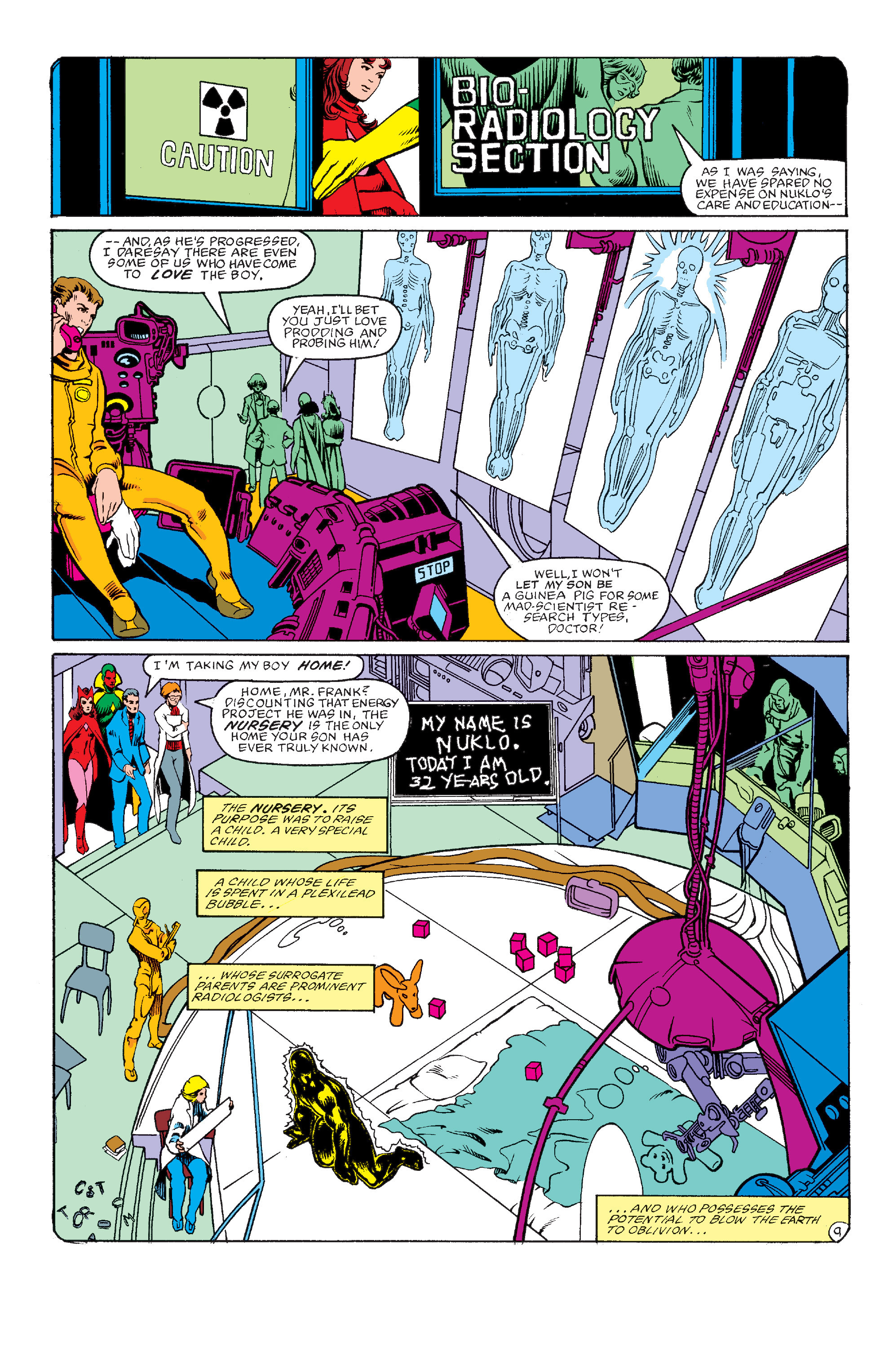 Read online The Vision and the Scarlet Witch (1982) comic -  Issue #2 - 10