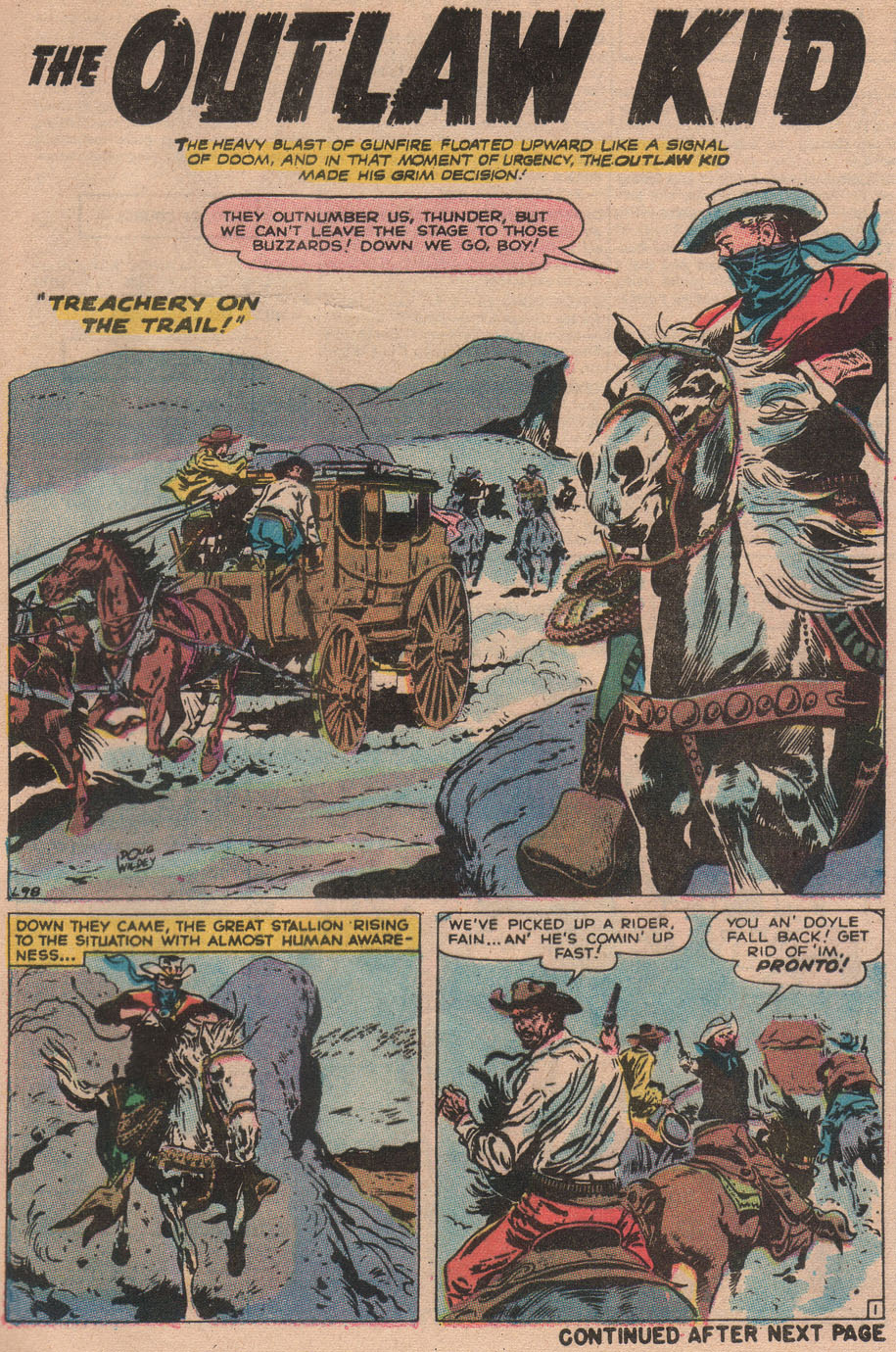 Read online The Outlaw Kid (1970) comic -  Issue #7 - 9