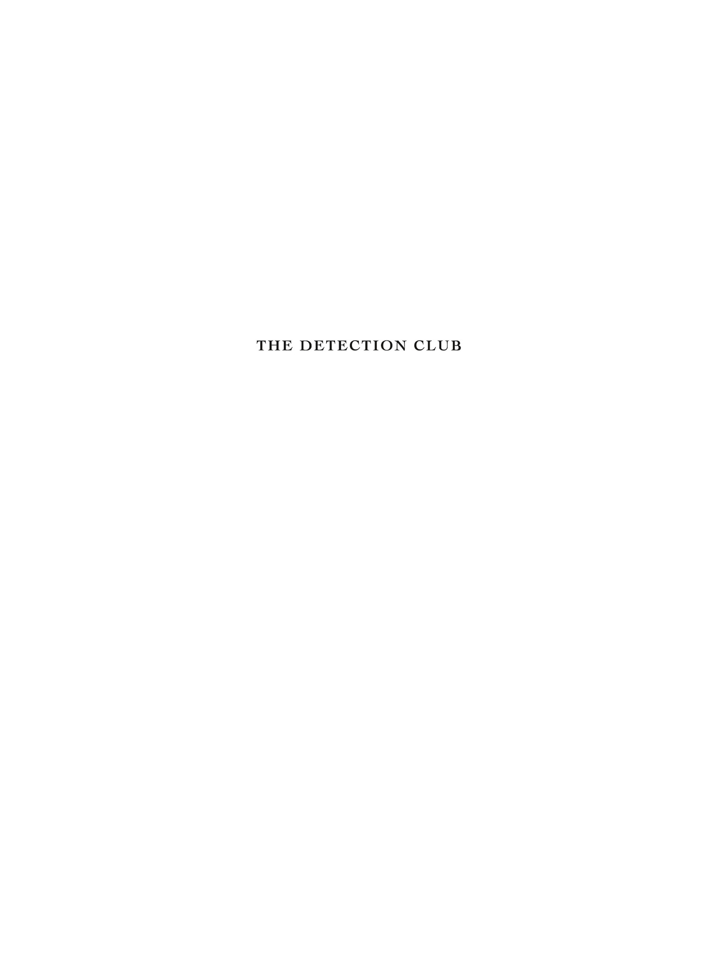 Read online The Detection Club comic -  Issue #1 - 2