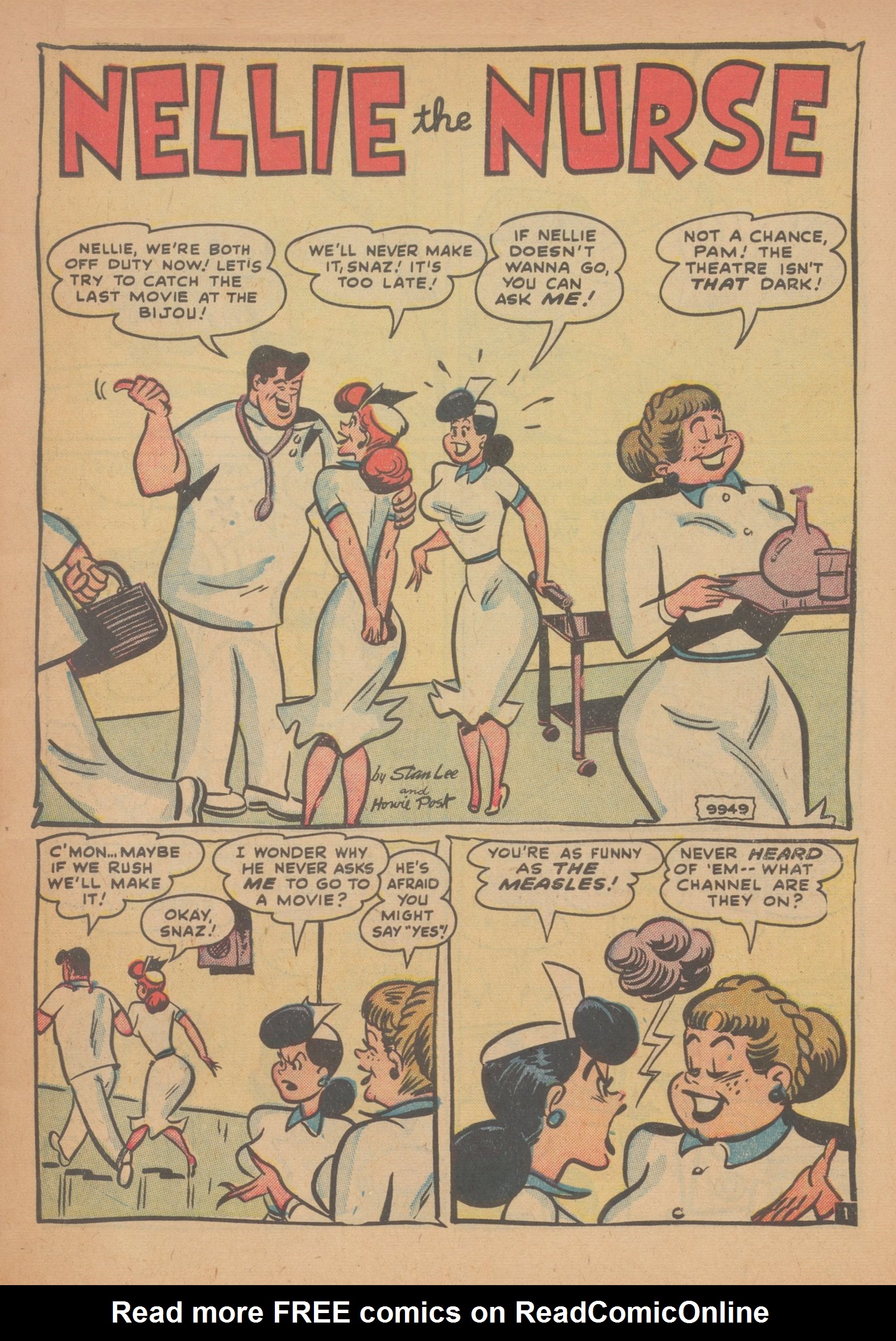 Read online Nellie The Nurse (1945) comic -  Issue #34 - 3