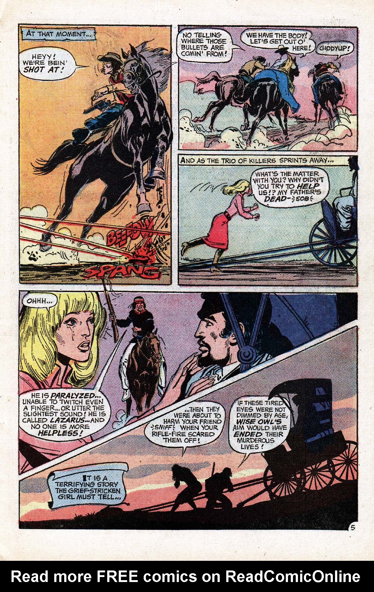 Read online Weird Western Tales (1972) comic -  Issue #15 - 7
