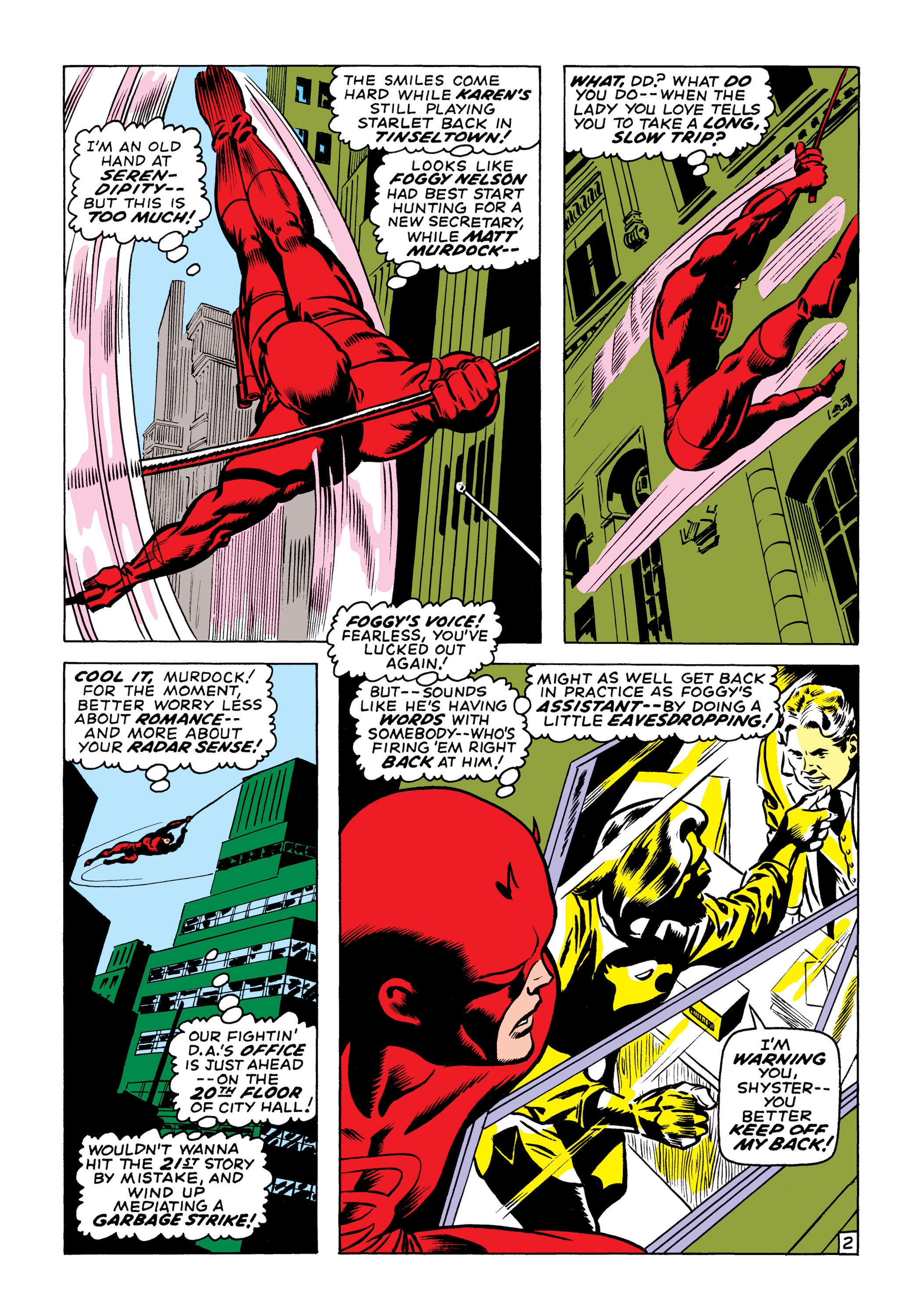 Read online Marvel Masterworks: Daredevil comic -  Issue # TPB 7 (Part 1) - 89