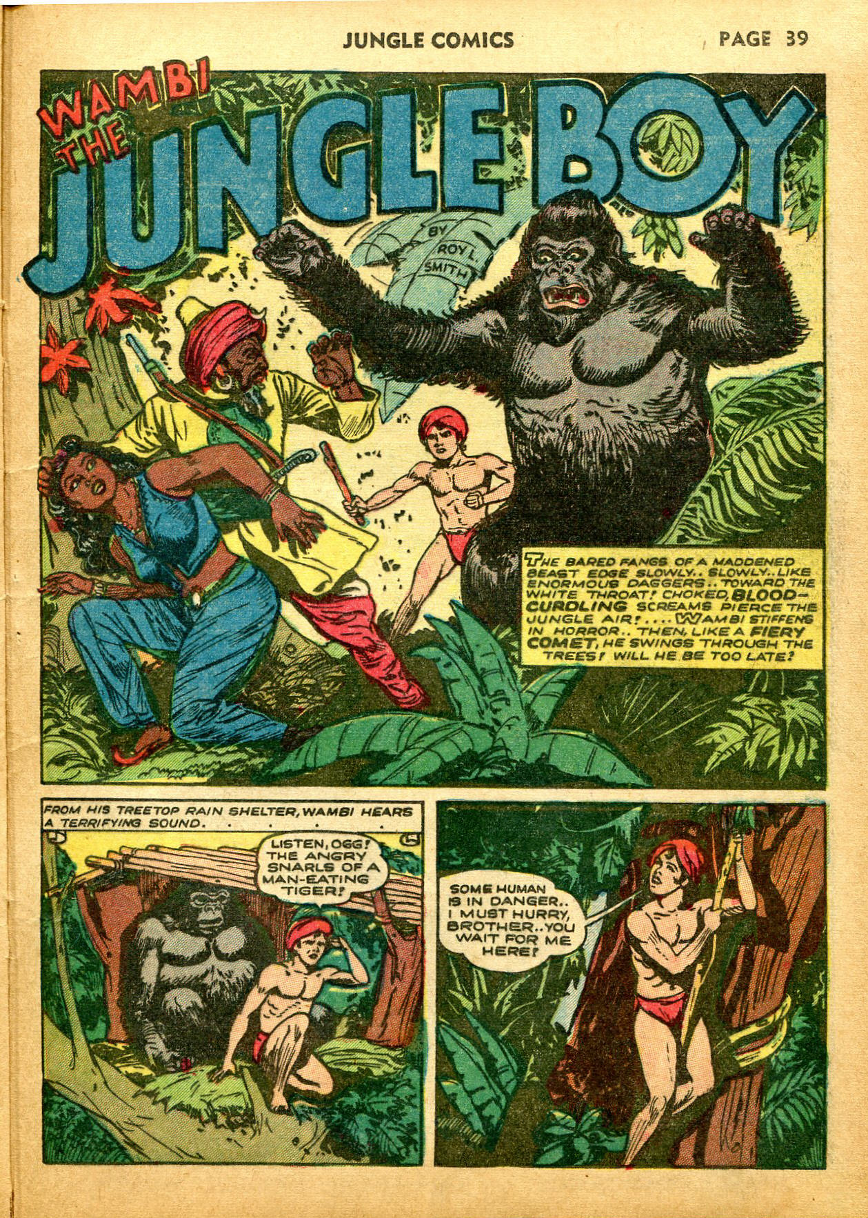 Read online Jungle Comics comic -  Issue #32 - 42