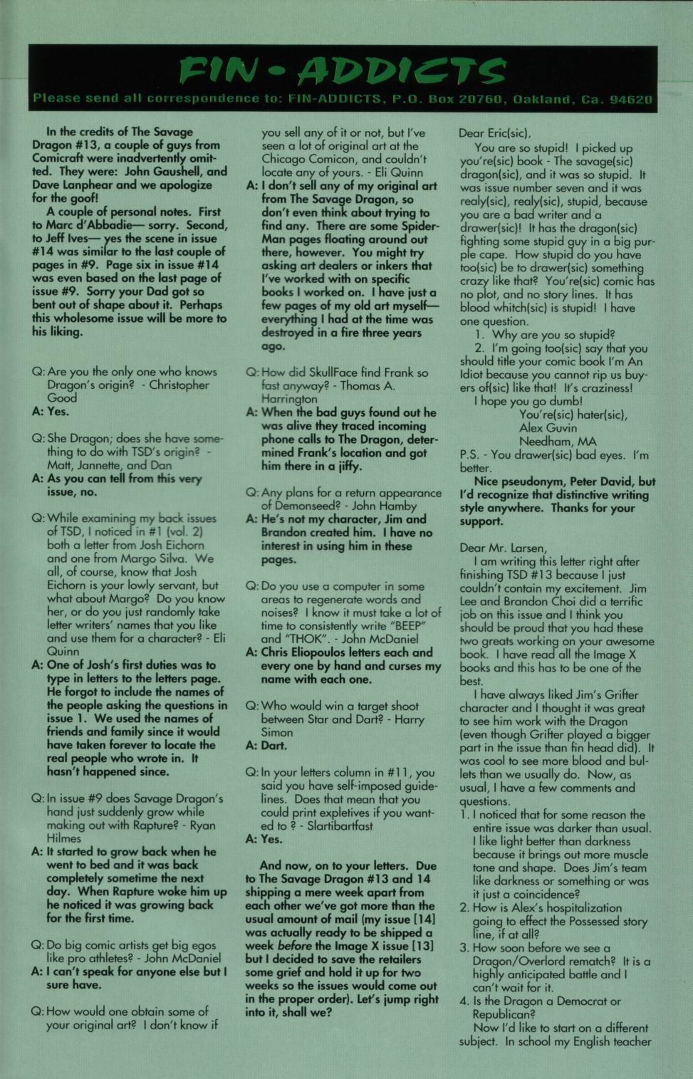 Read online The Savage Dragon (1993) comic -  Issue #15 - 27