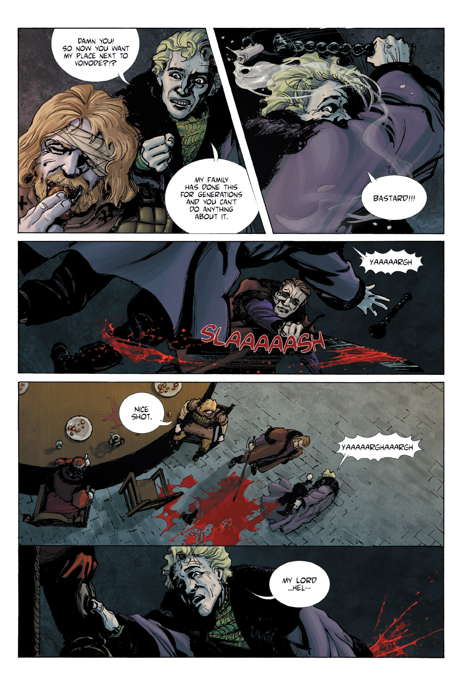 Read online Voivod: The True Story of Vlad the Impaler comic -  Issue # TPB - 124