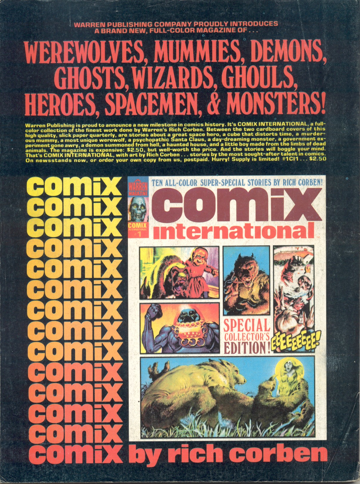 Read online Creepy (1964) comic -  Issue #69 - 69