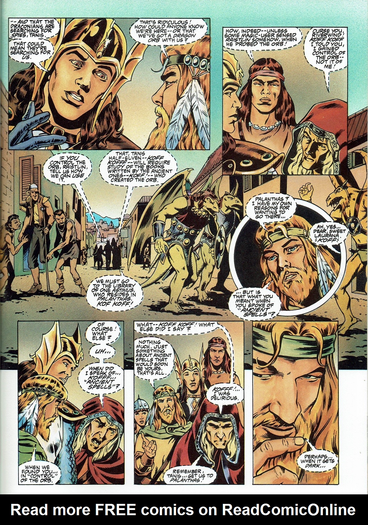 Read online Dragonlance Saga comic -  Issue #5 - 35