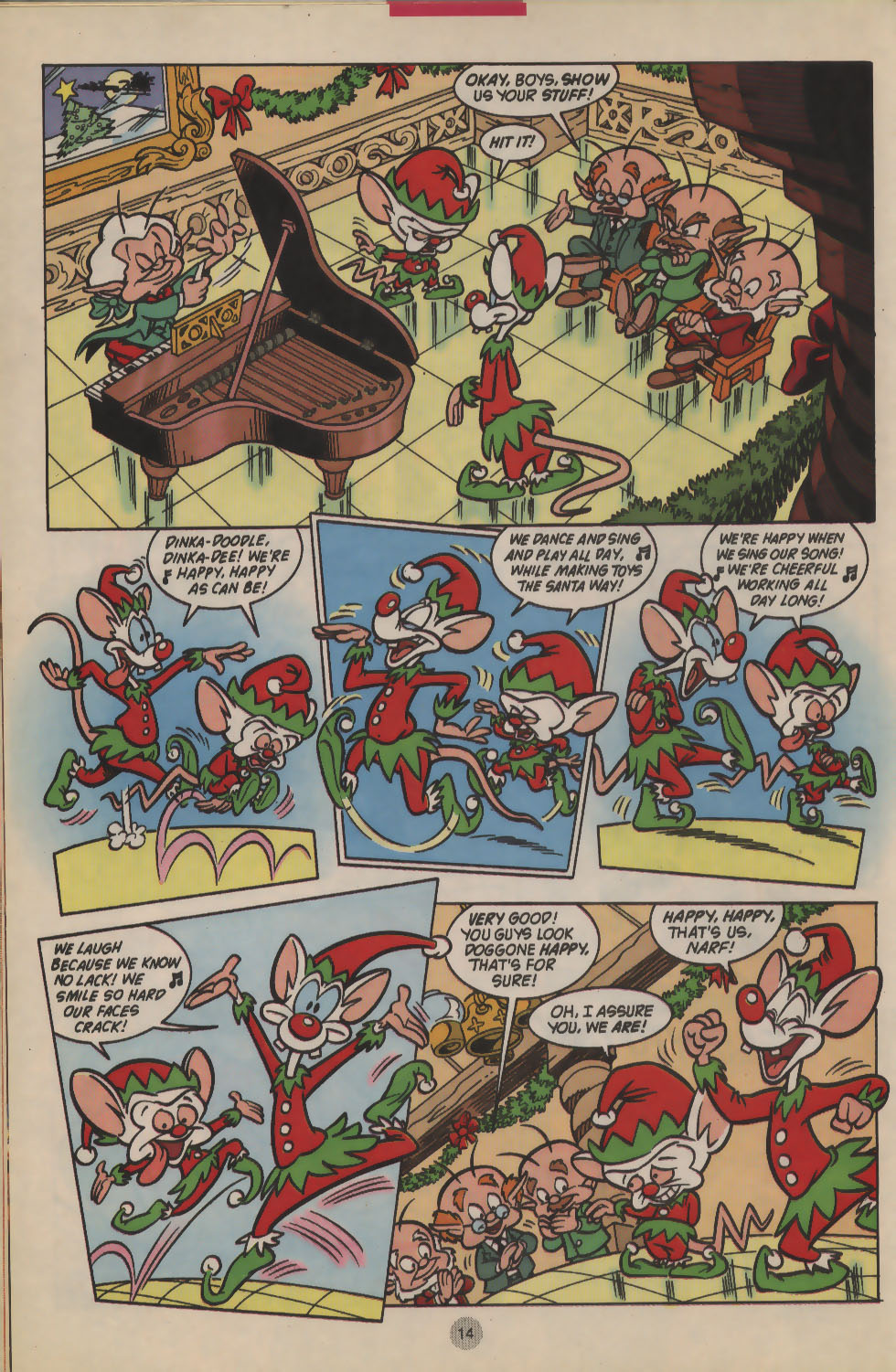 Read online Pinky and The Brain Christmas Special comic -  Issue # Full - 11