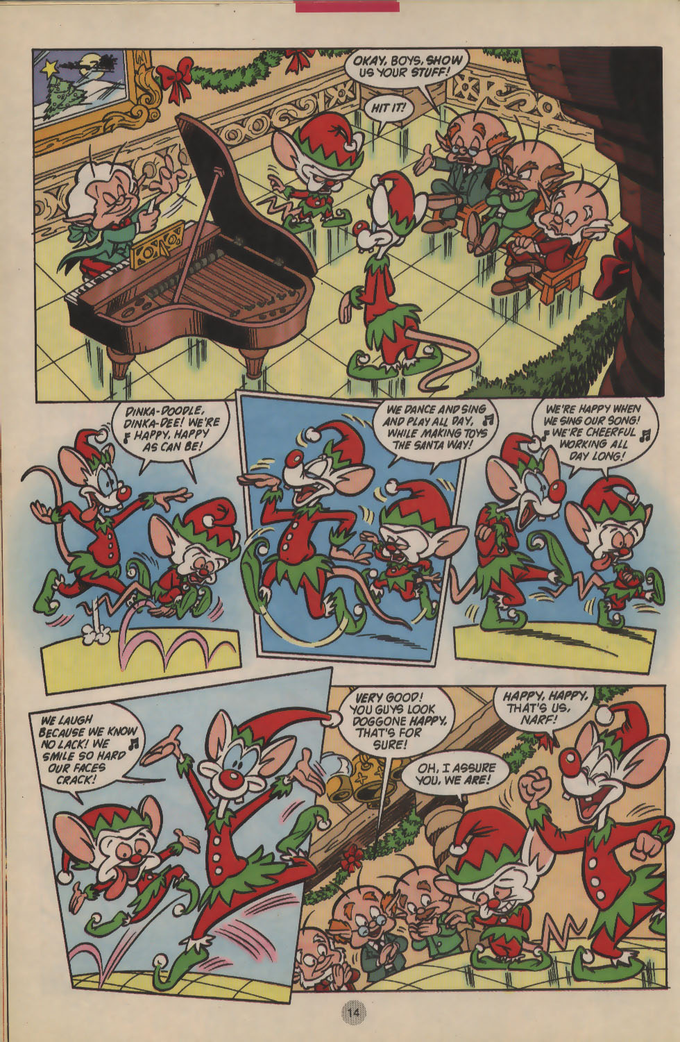 Read online Pinky and The Brain Christmas Special comic -  Issue # Full - 11