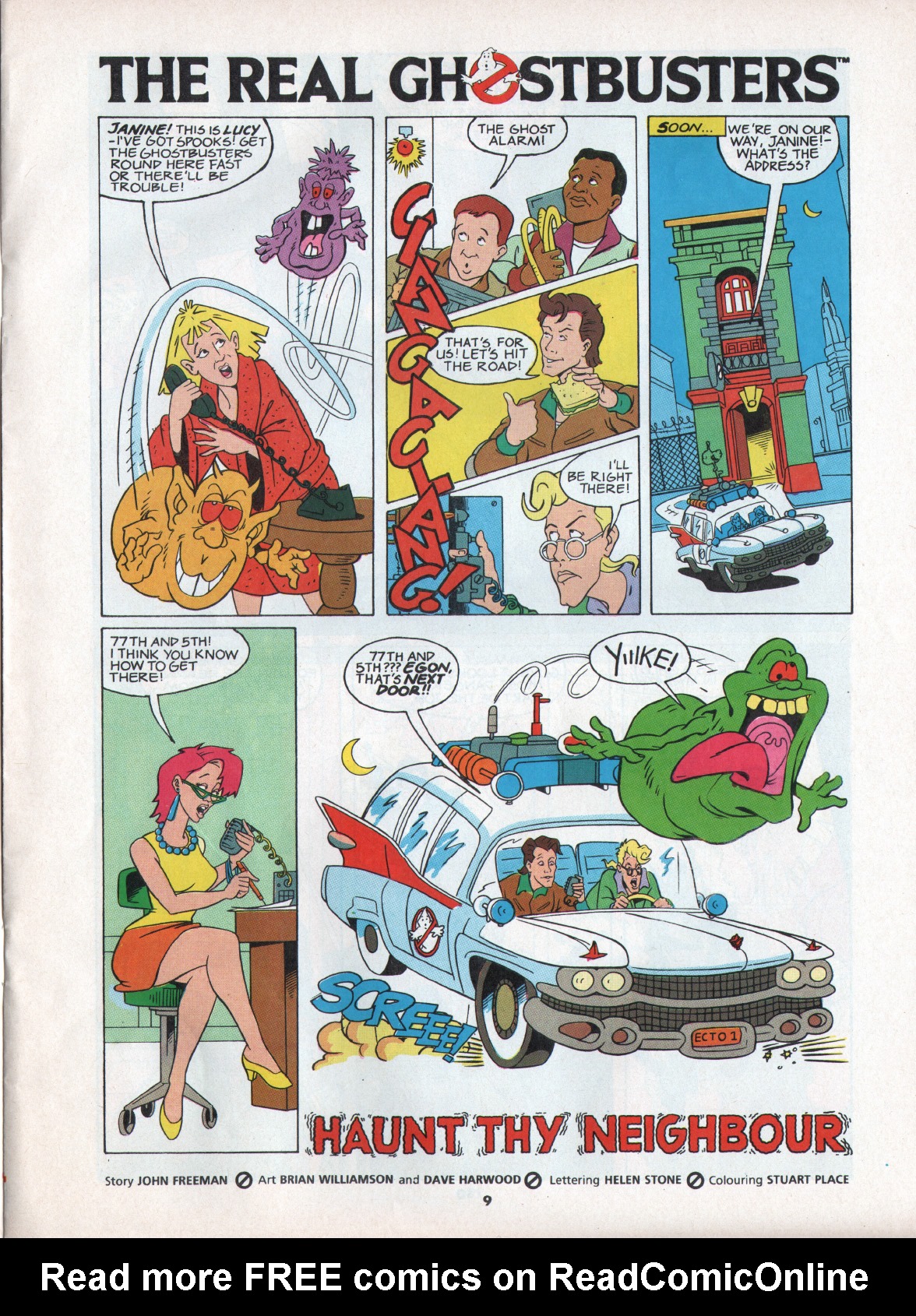 Read online The Real Ghostbusters comic -  Issue #1 - 9