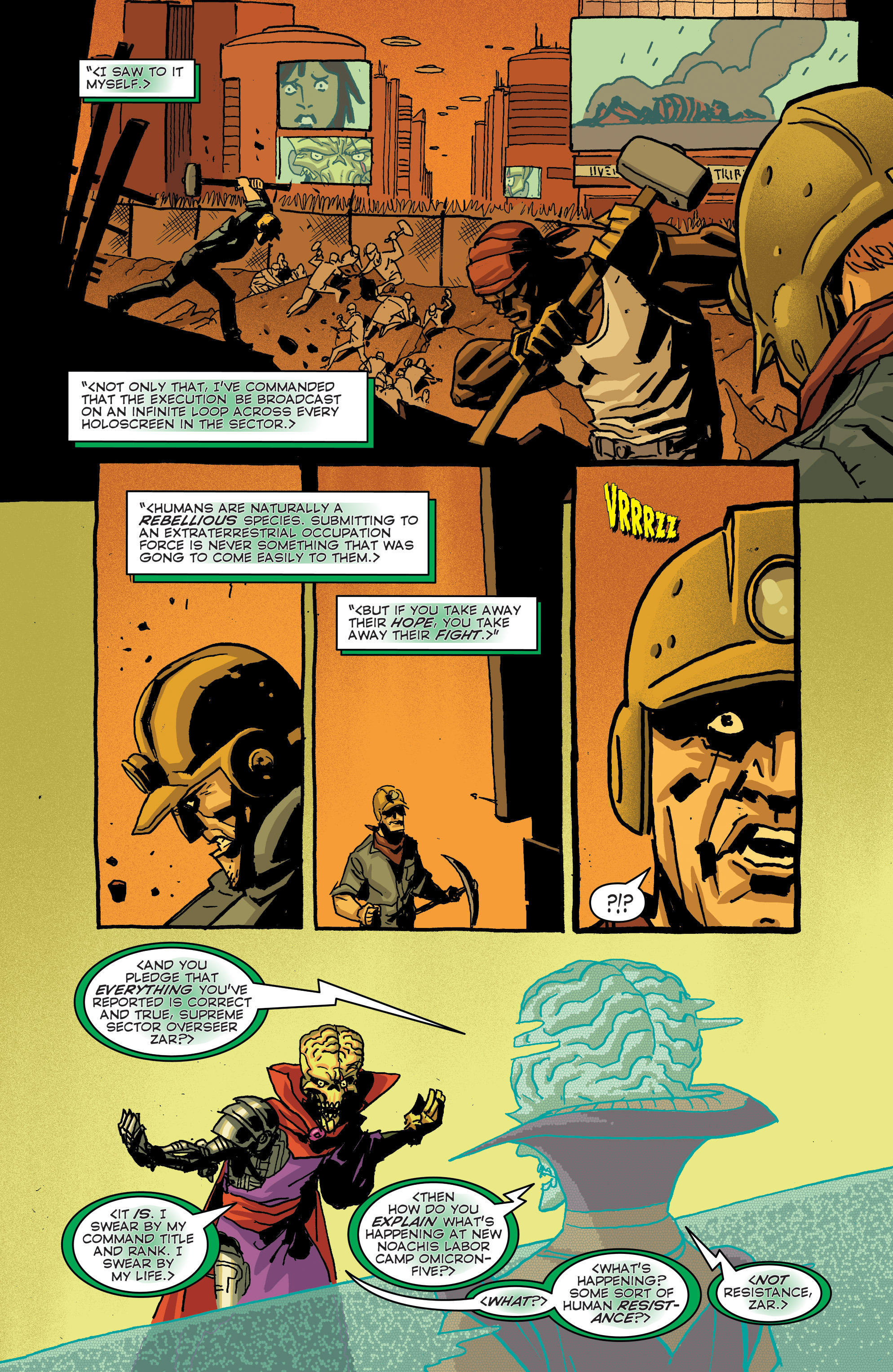 Read online Mars Attacks: Occupation comic -  Issue #5 - 7