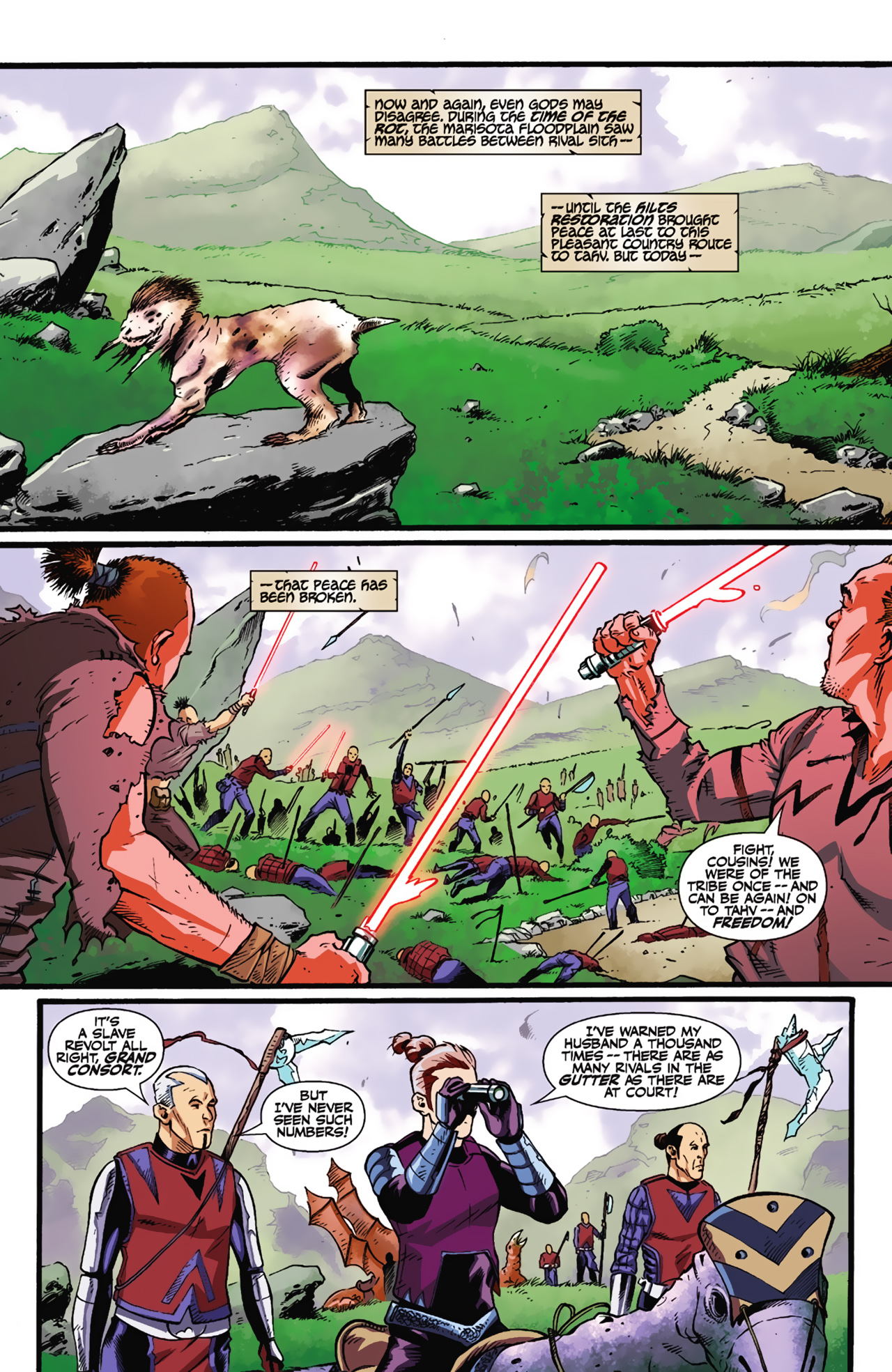 Read online Star Wars: Lost Tribe of the Sith - Spiral comic -  Issue #3 - 16