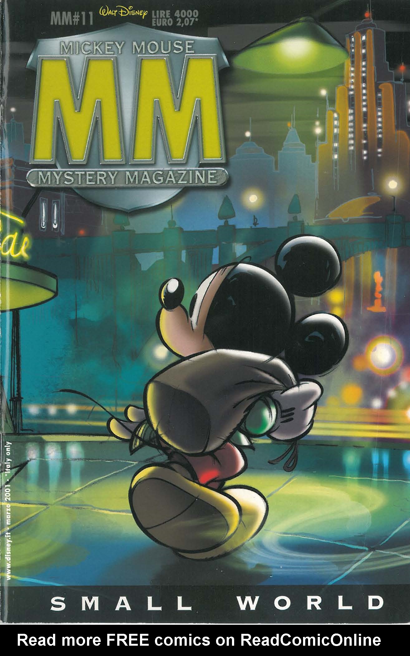 Read online Mickey Mouse Mystery Magazine comic -  Issue #11 - 1
