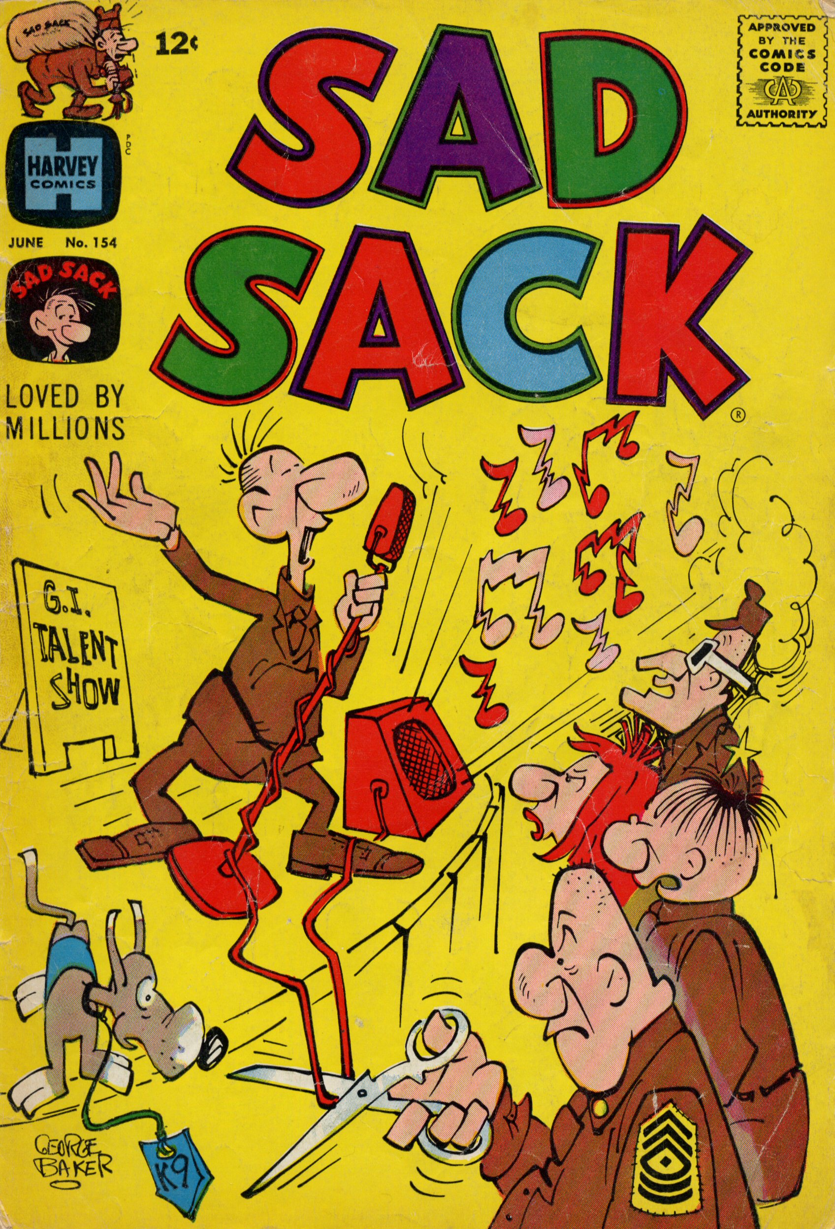 Read online Sad Sack comic -  Issue #154 - 1