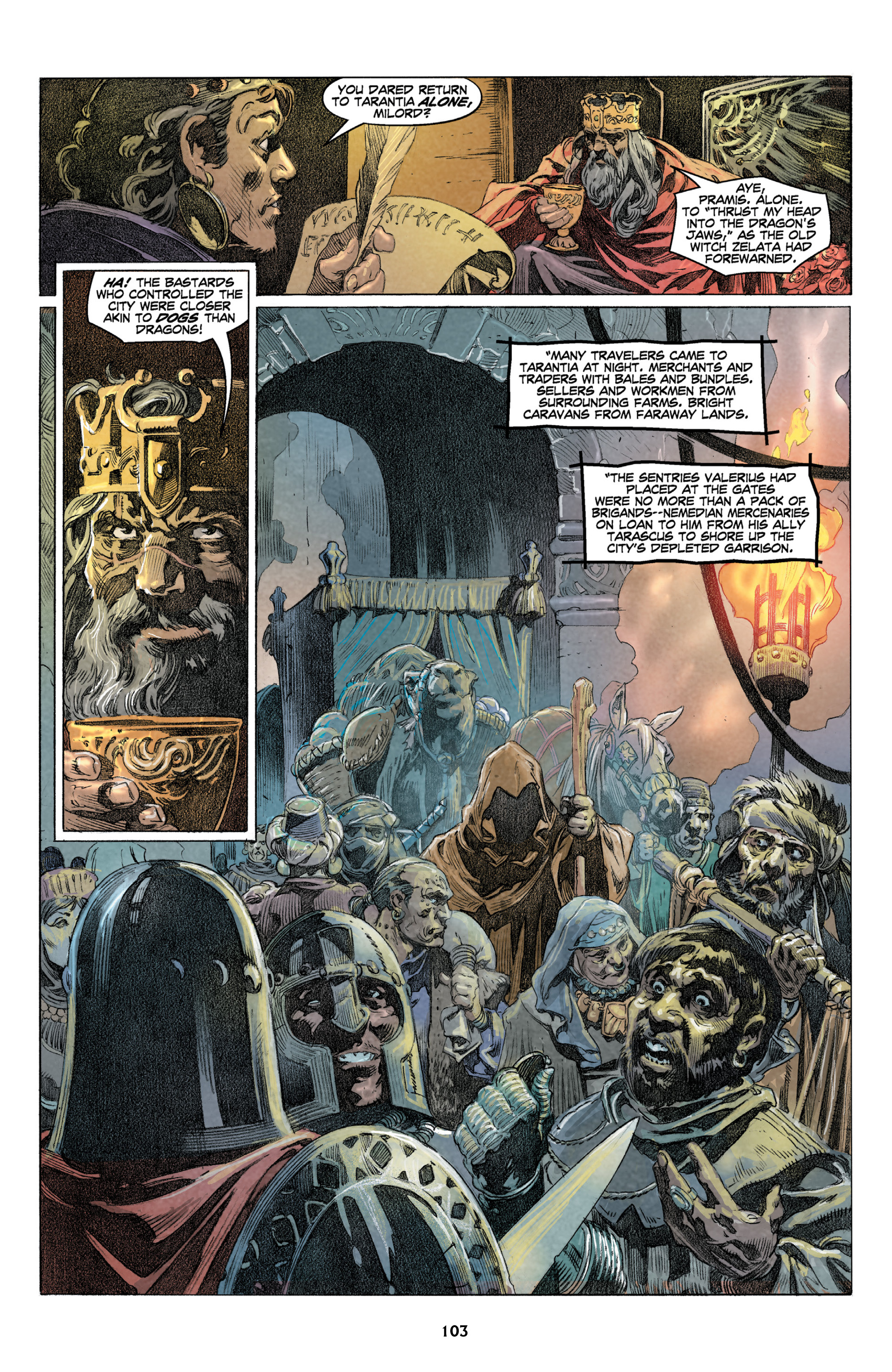 Read online King Conan: The Hour of the Dragon comic -  Issue # _TPB - 103